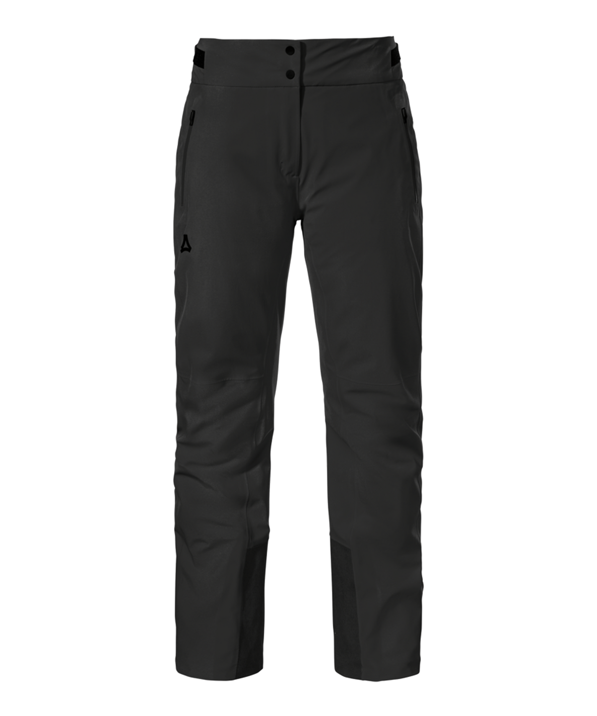 Women’s skayra pants black sleek dark gray waterproof ski pants with modern design and subtle thigh