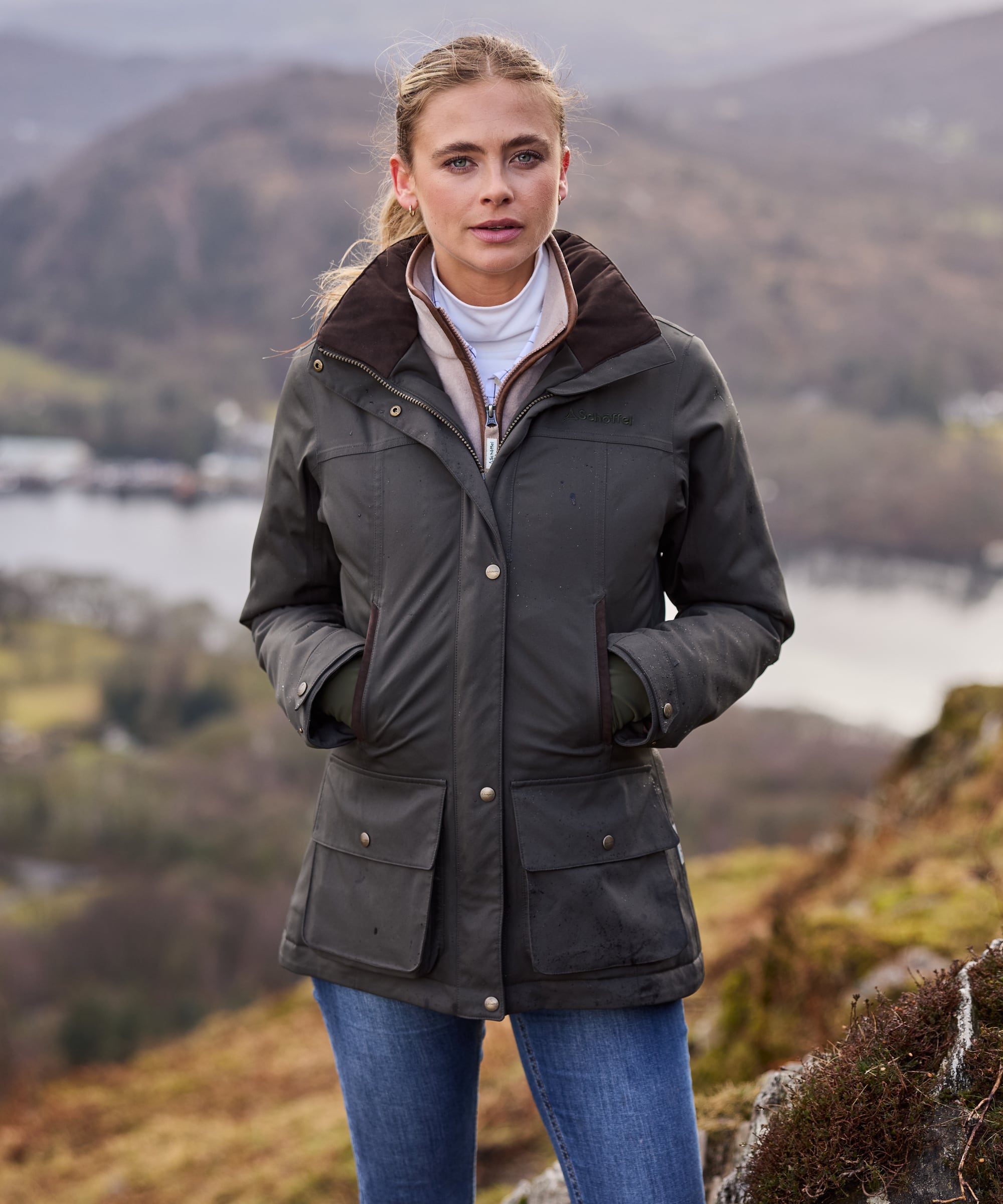 Langton Country Coat - Dark Woodland