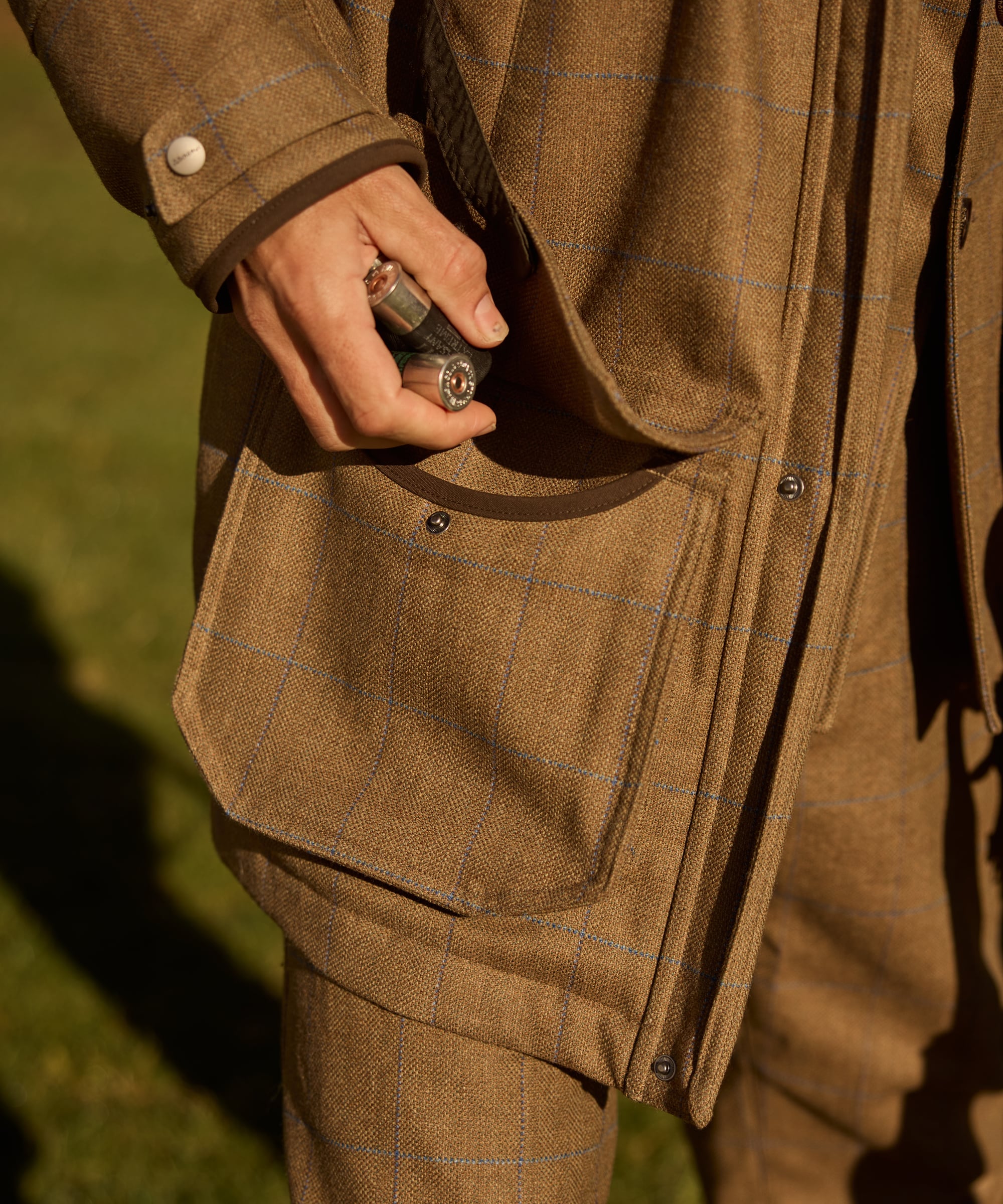 Ptarmigan Tweed Classic Coat - Corry Tweed