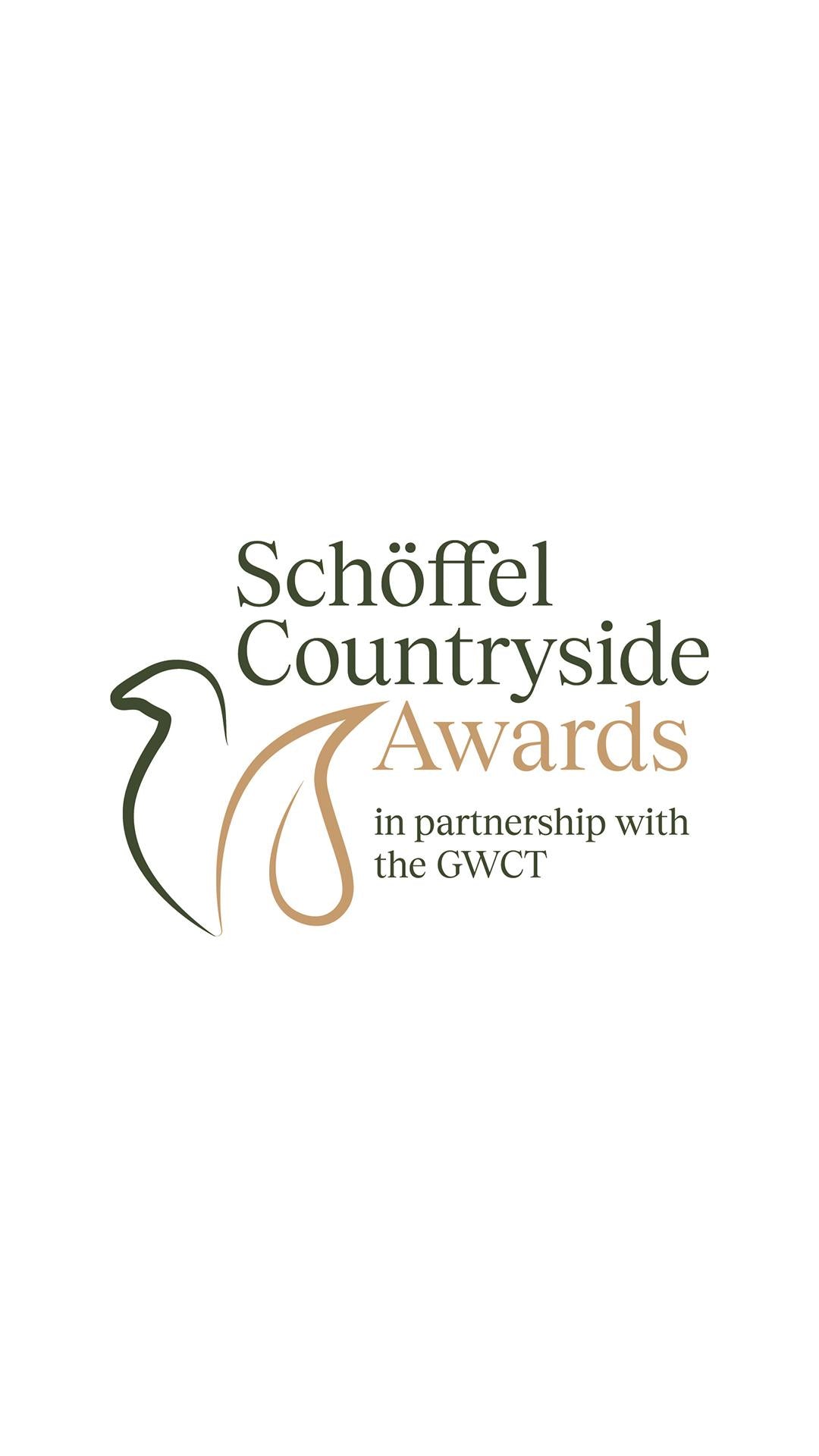 Logo for Schöffel Countryside Awards with GWCT on a white background