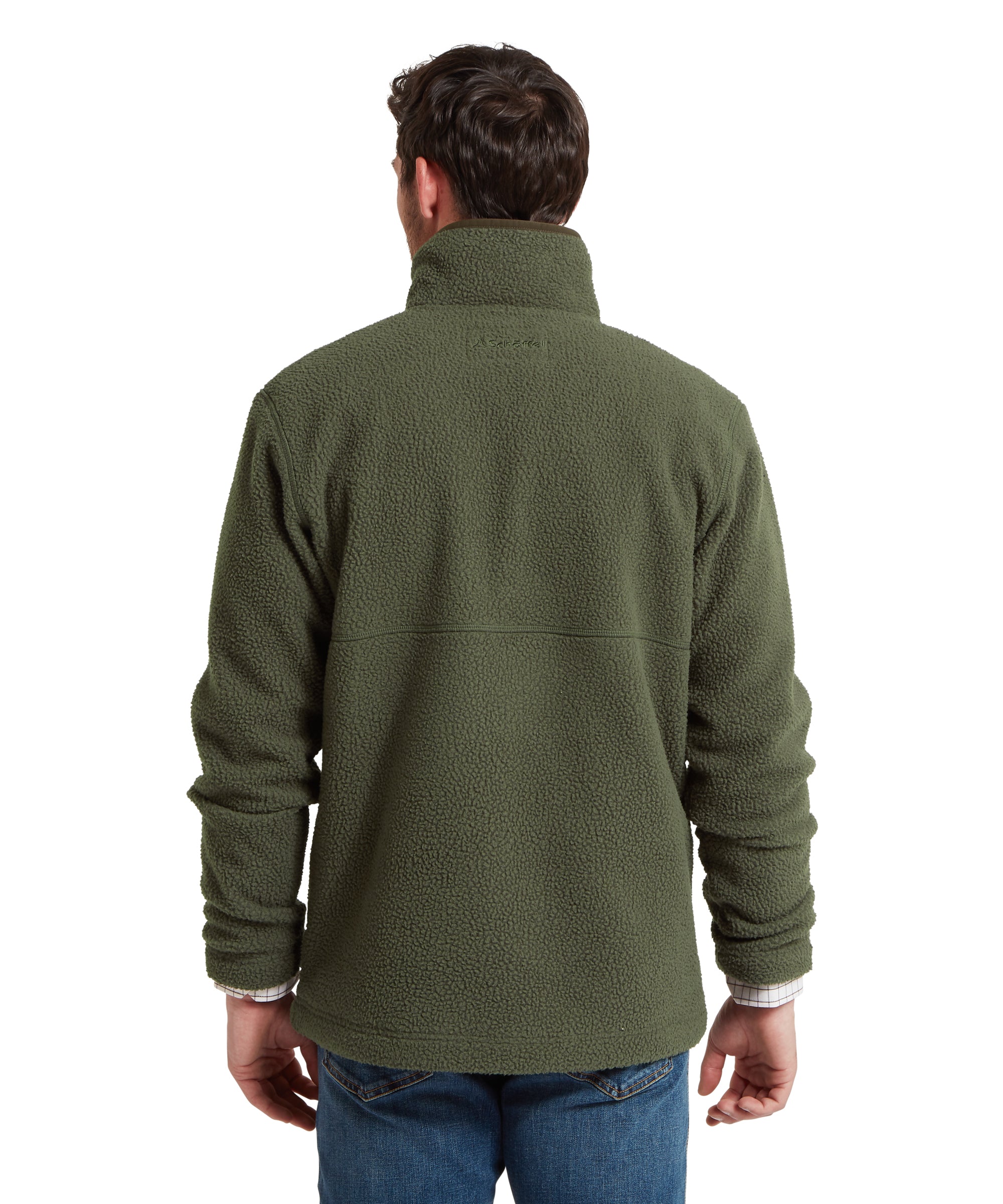 Berkeley Retro Quarter Zip Fleece - Woodland