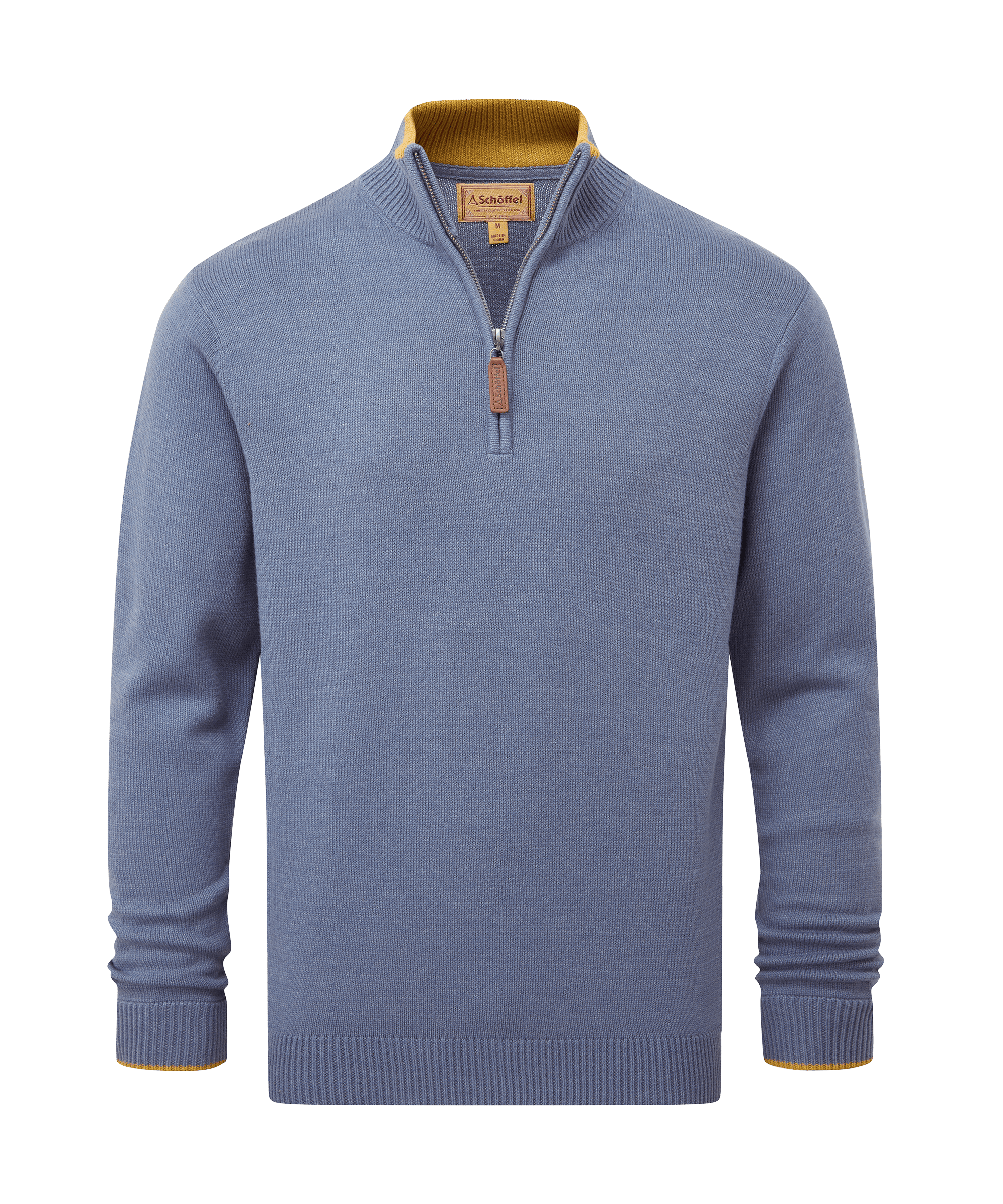 Men's Blair Quarter Zip Jumper Navy Schöffel Country