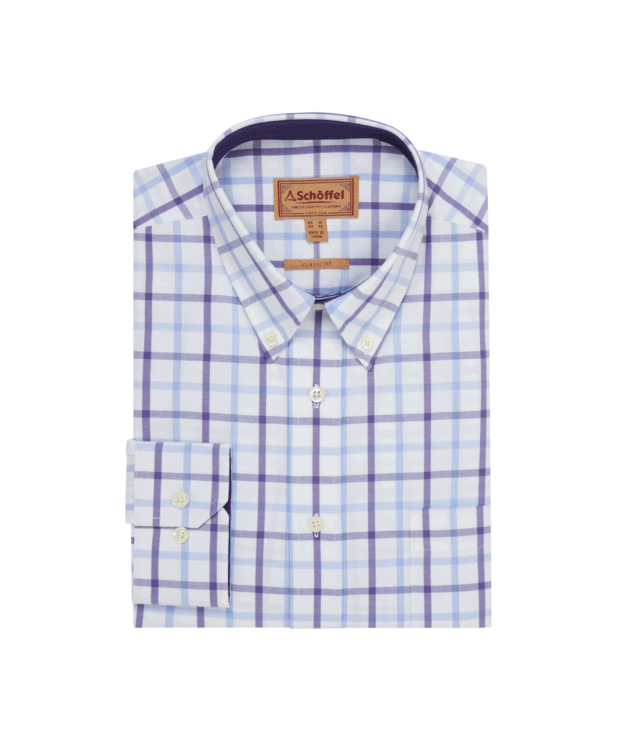 Schöffel Brancaster Classic Shirt for Men in Purple