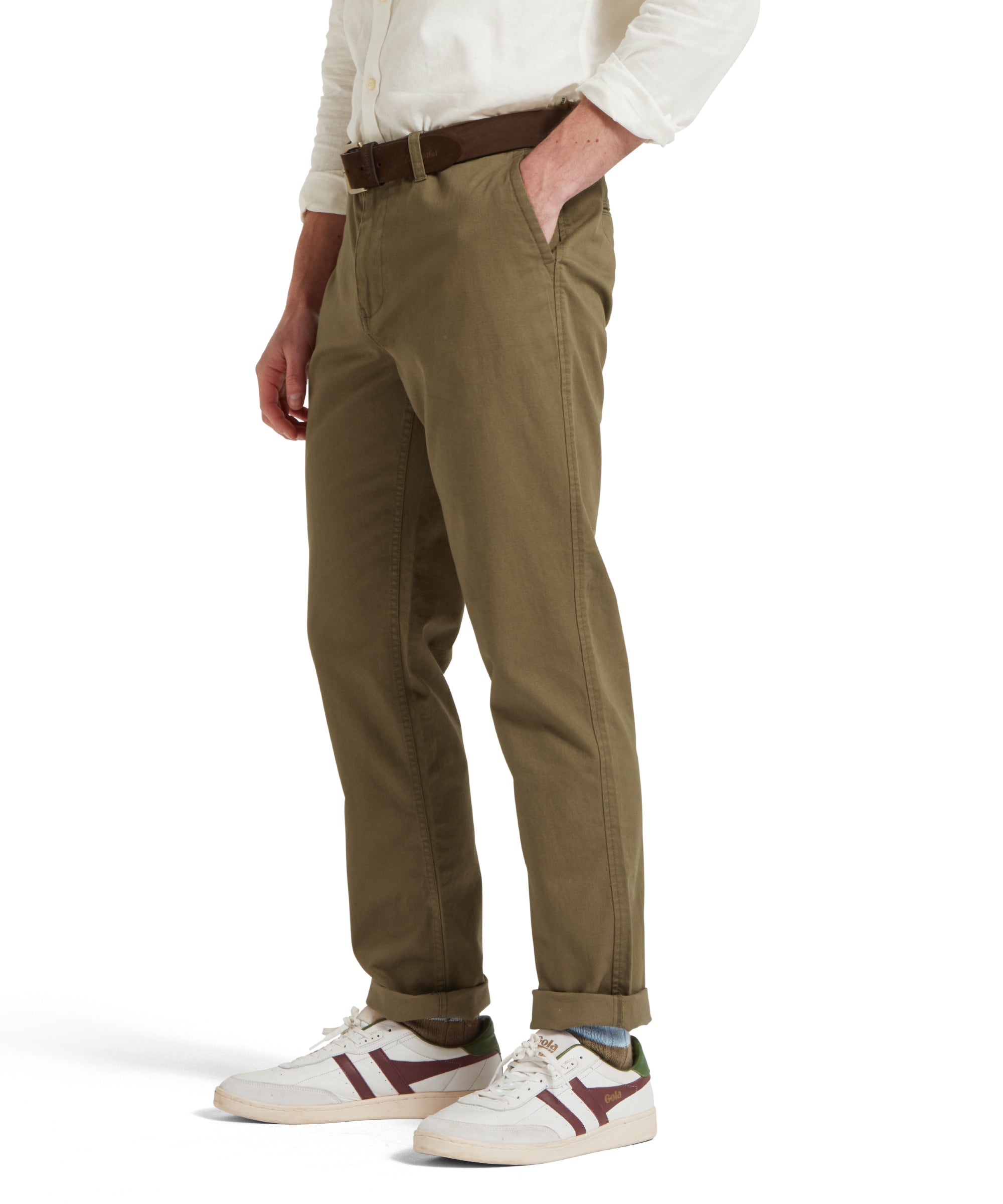 Chichester Chinos - Dark Khaki Green