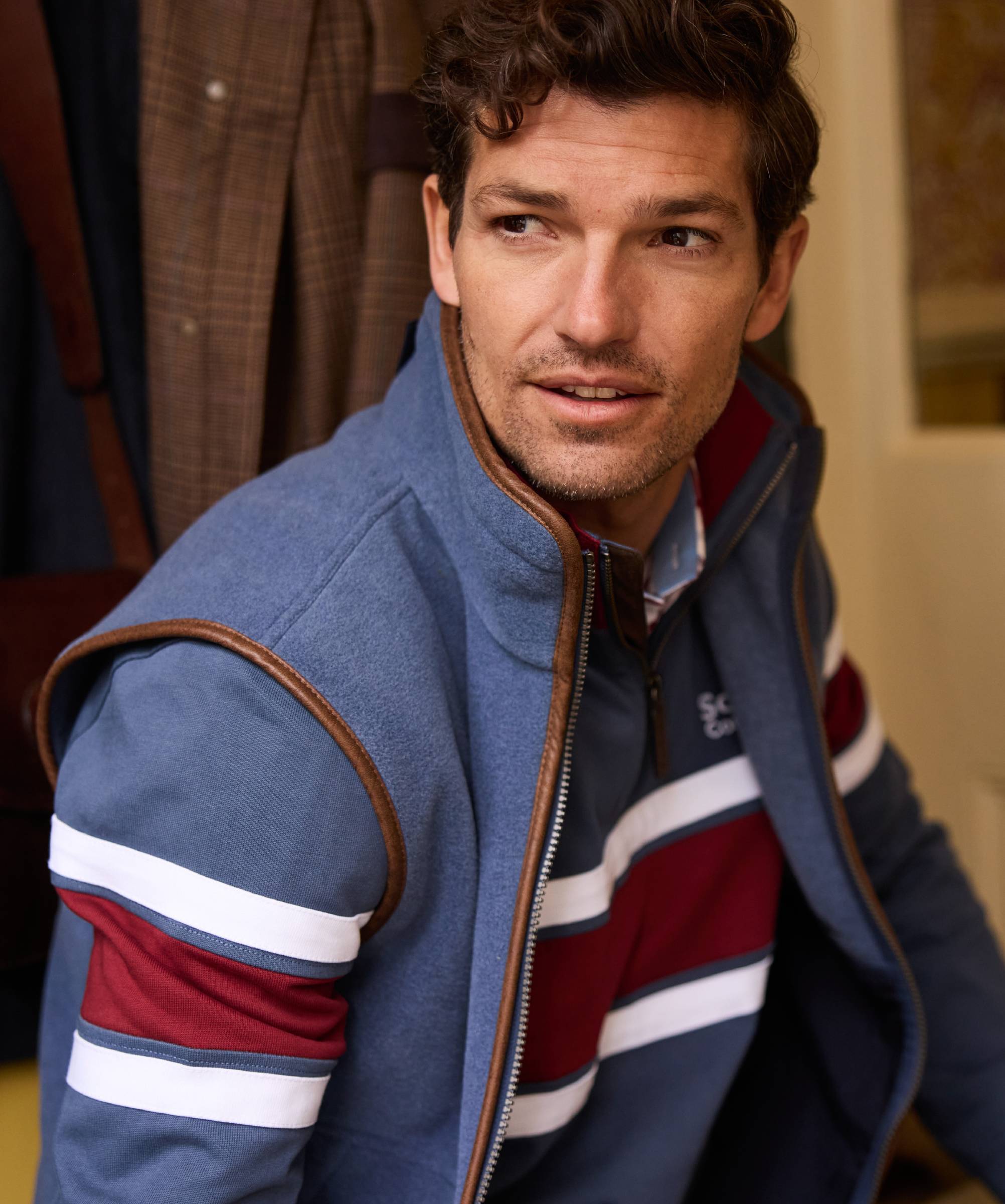 Oakham Fleece Gilet - Storm Blue