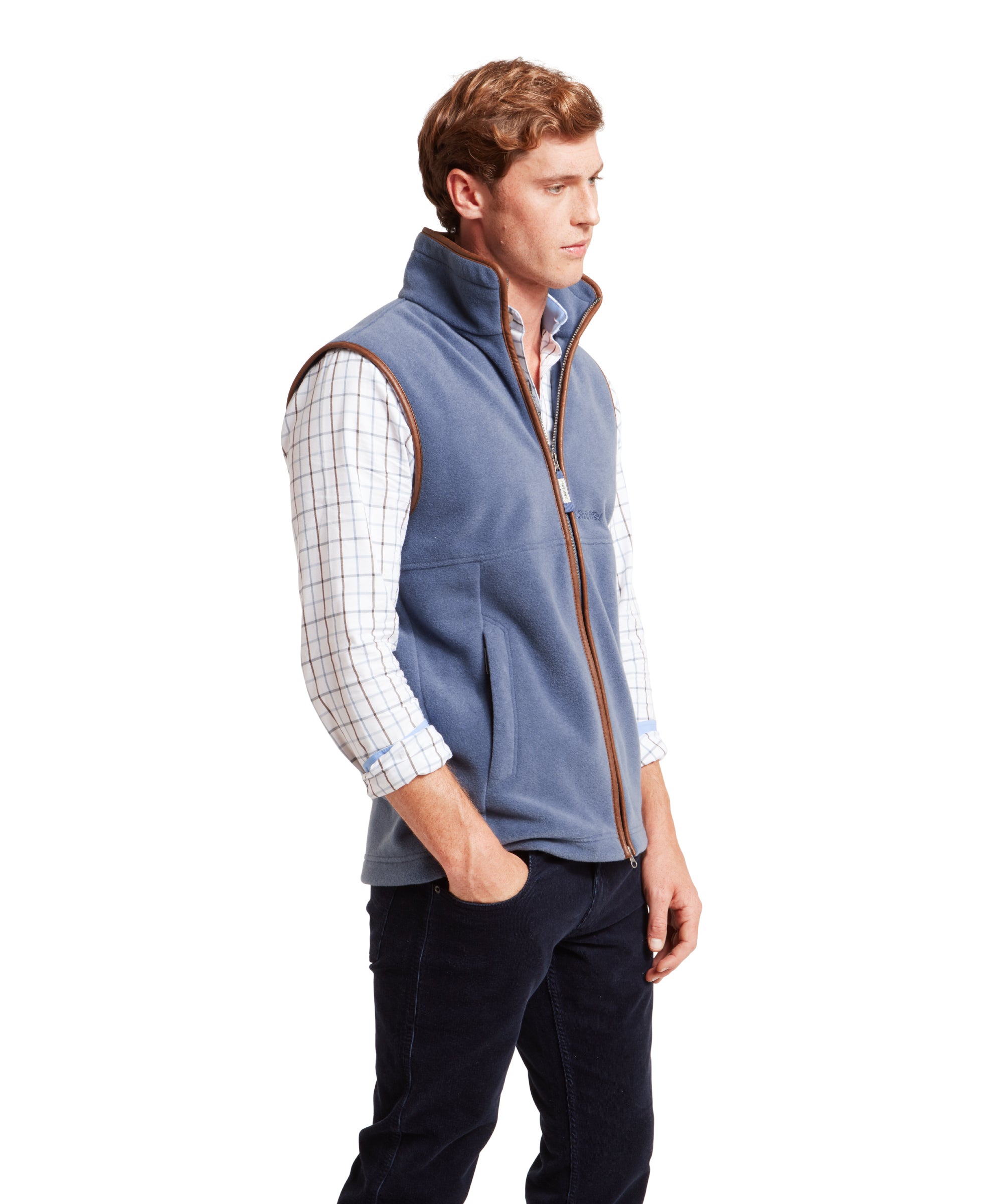 Oakham Fleece Gilet - Storm Blue