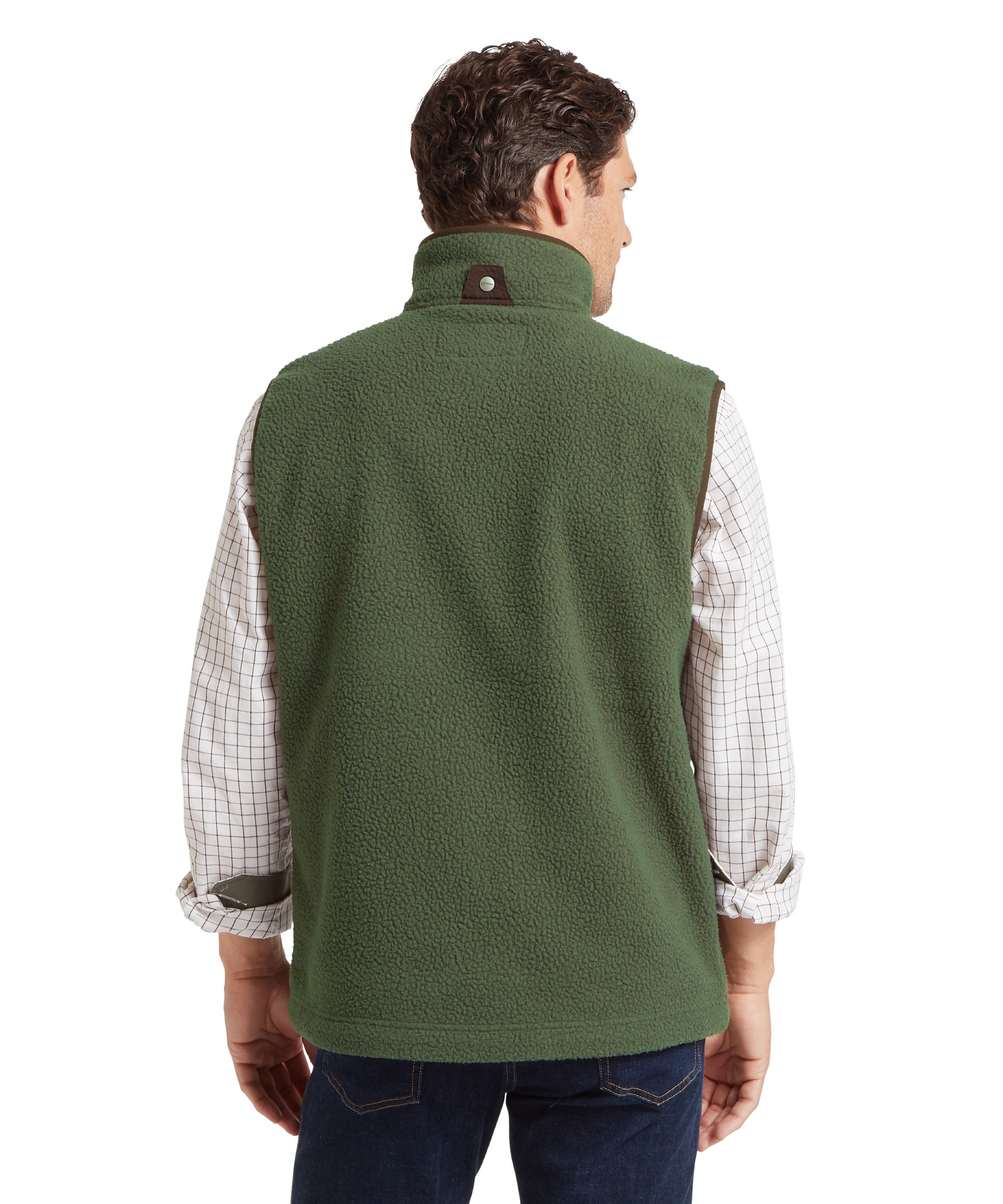 Oakham Retro Fleece Gilet - Woodland