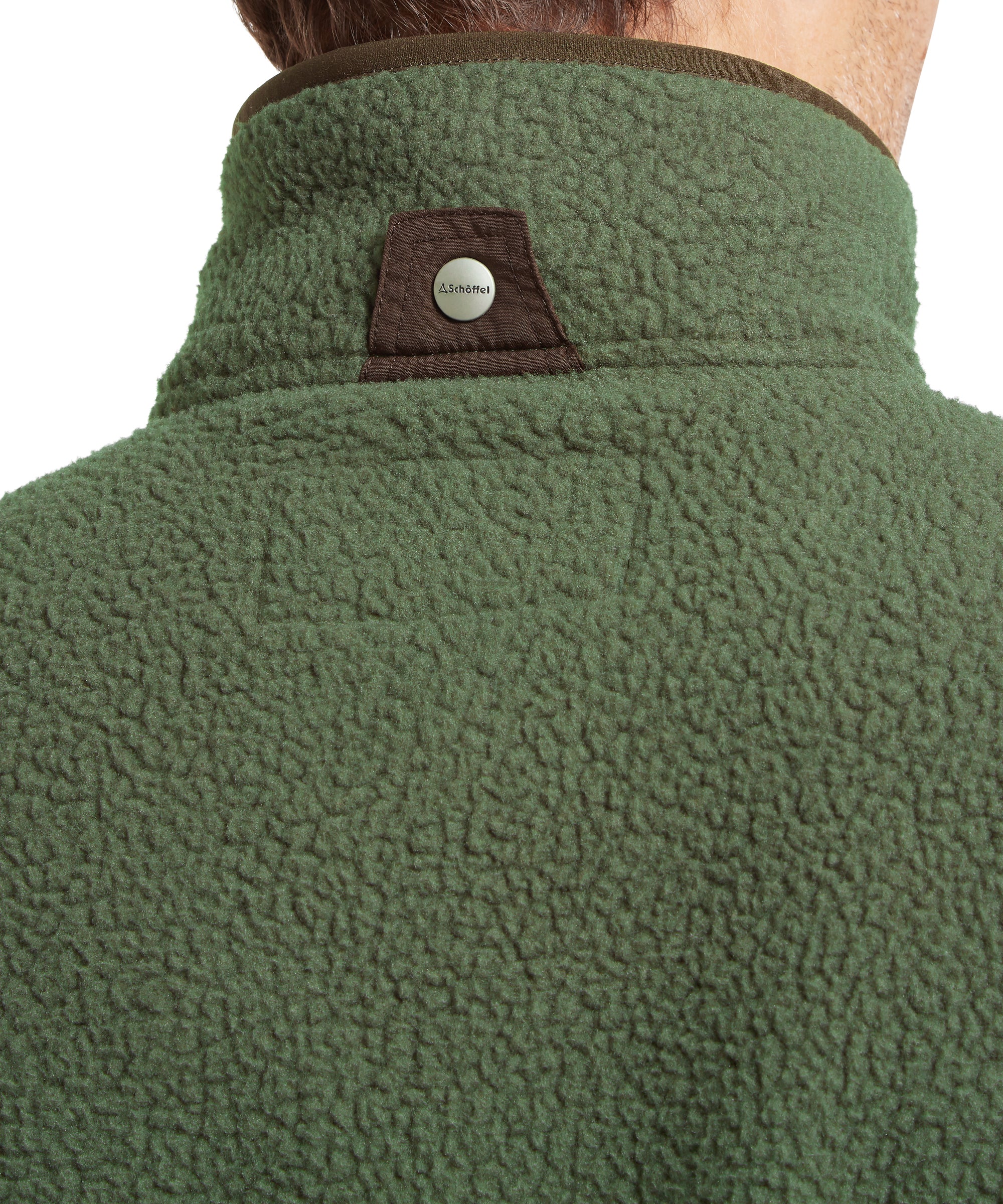 Oakham Retro Fleece Gilet - Woodland