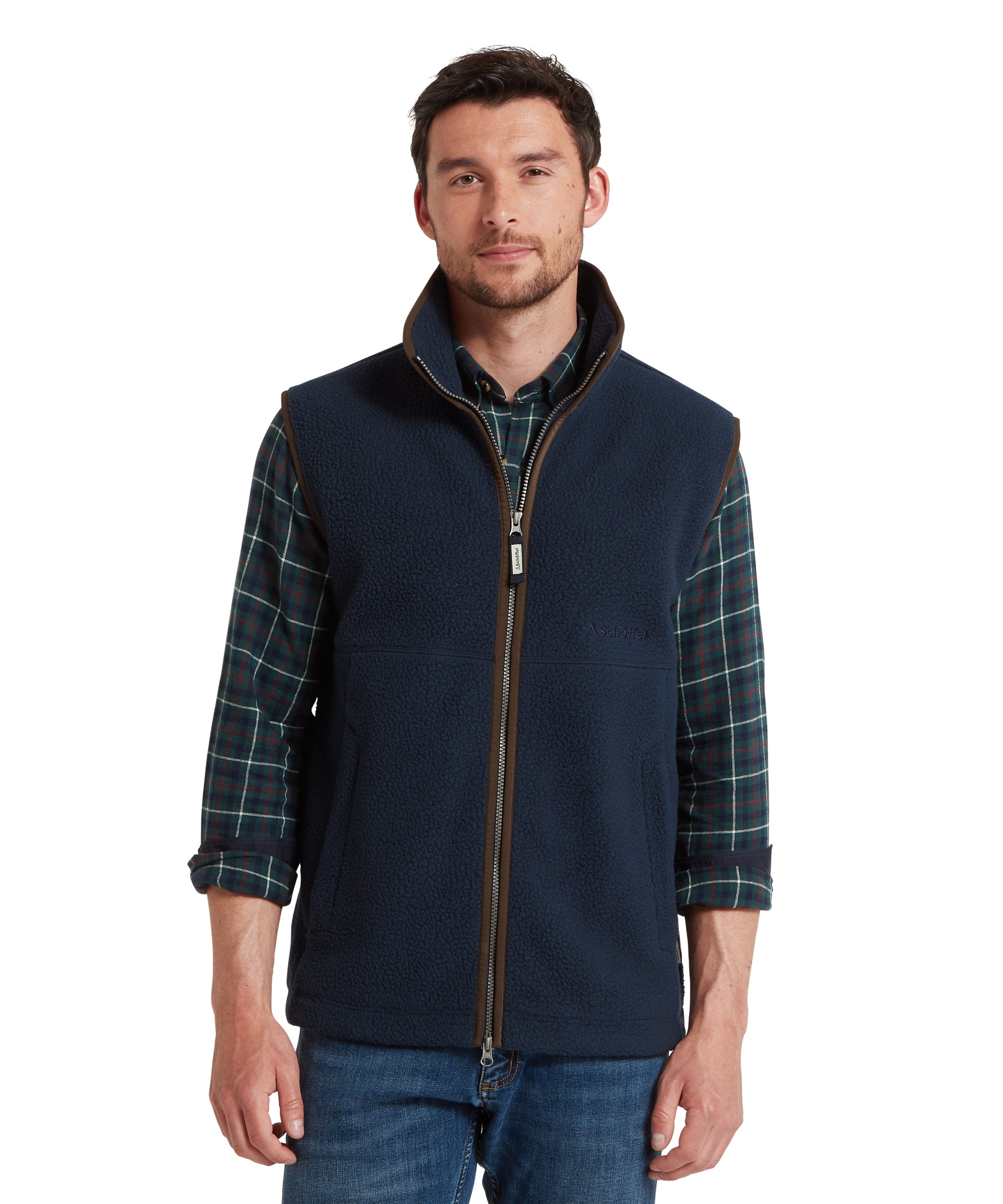 Oakham Retro Fleece Gilet - True Navy