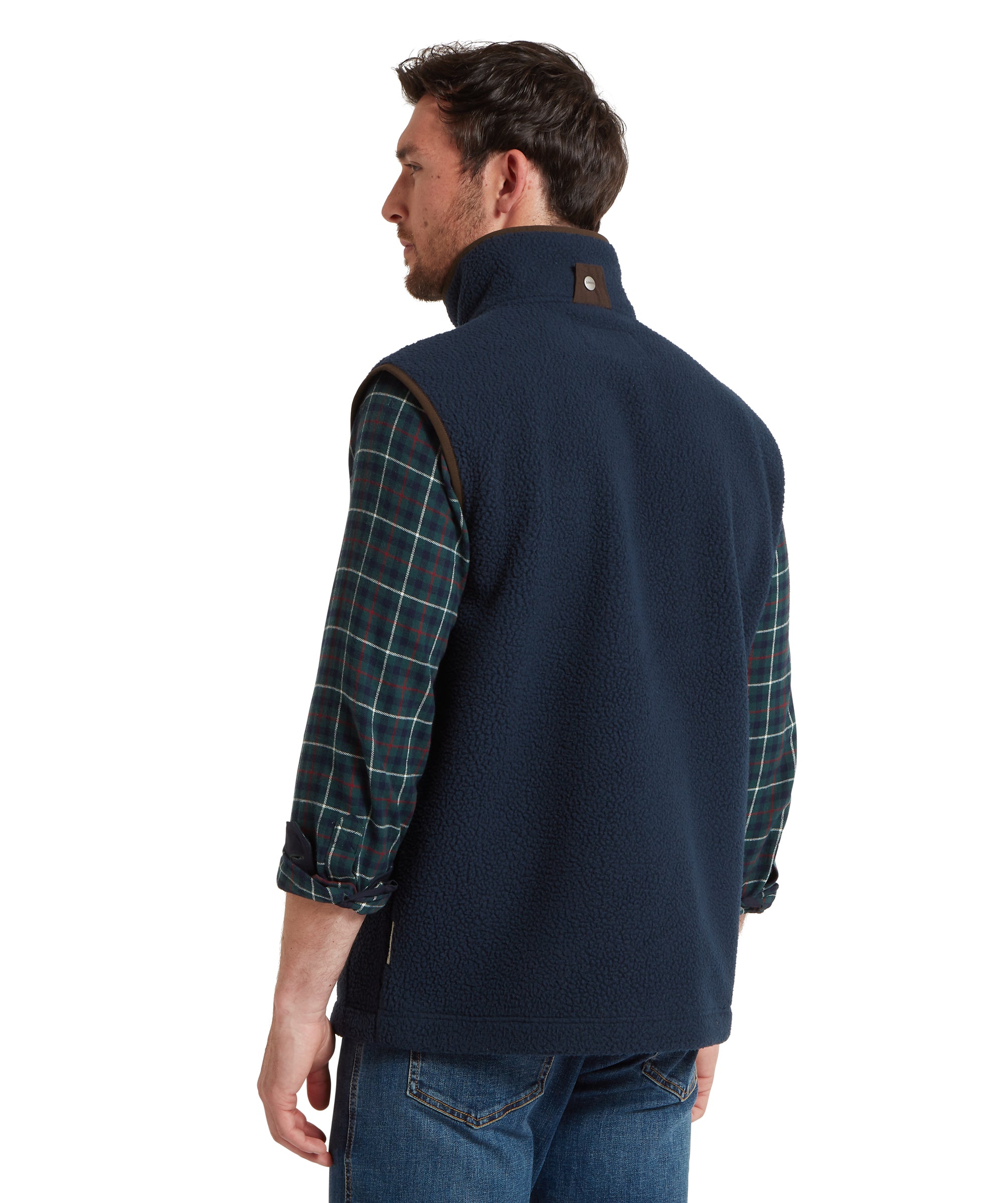 Oakham Retro Fleece Gilet - True Navy
