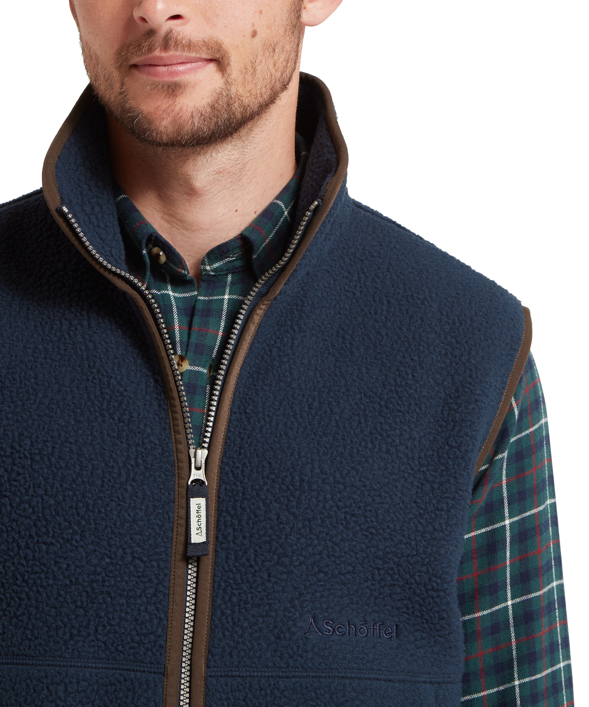 Oakham Retro Fleece Gilet - True Navy