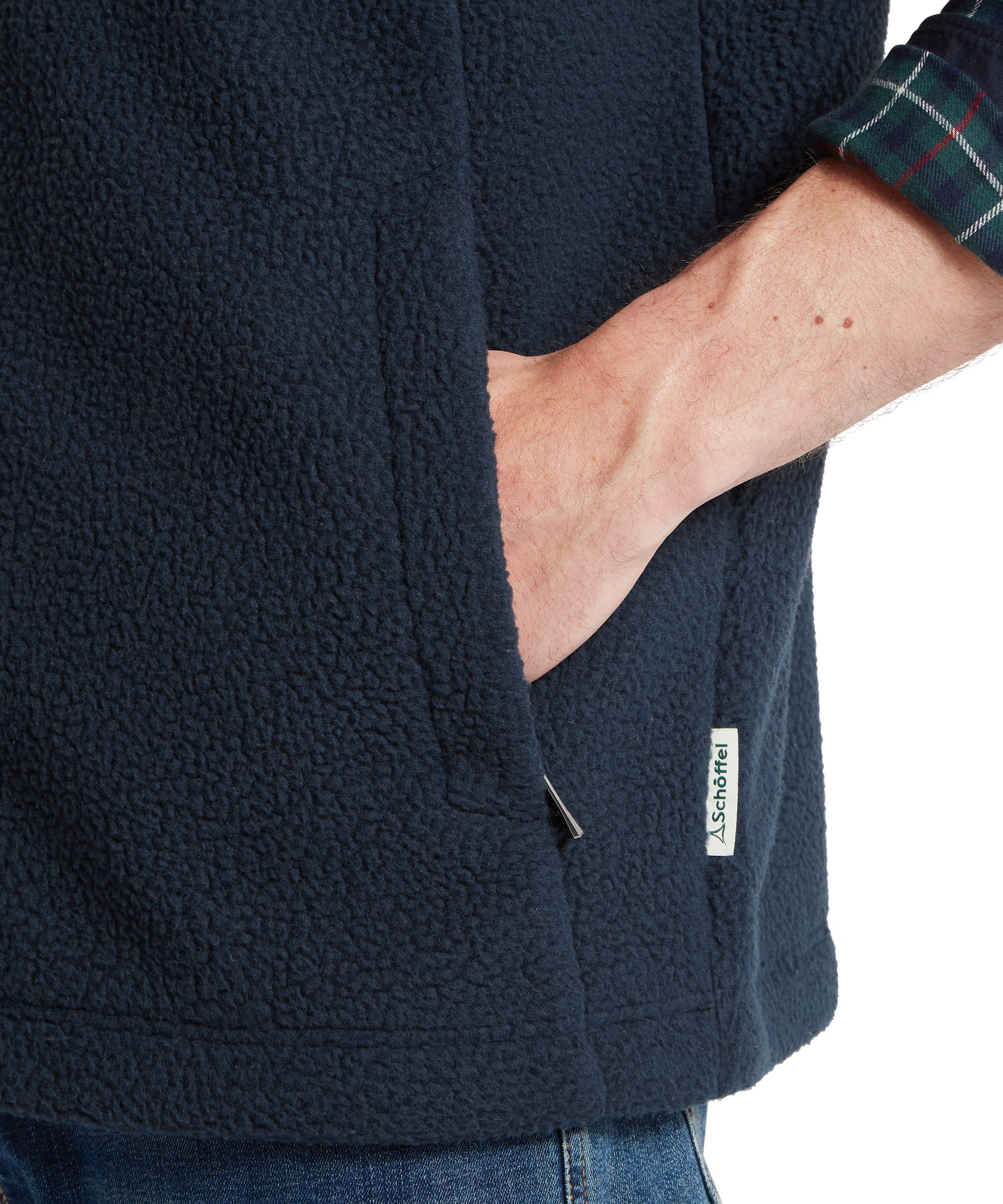 Oakham Retro Fleece Gilet - True Navy