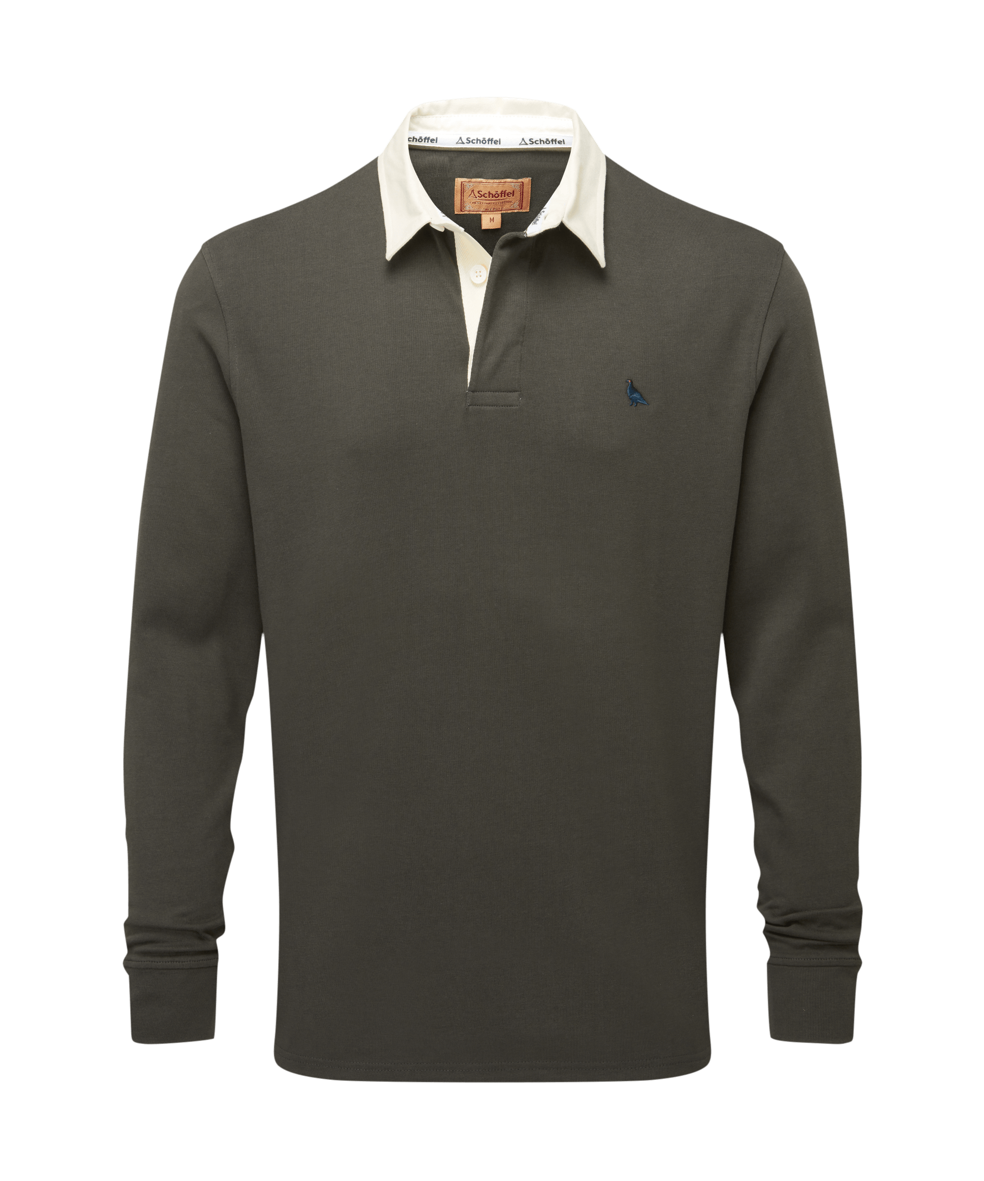 Porthallow Rugby Shirt - Peat Green