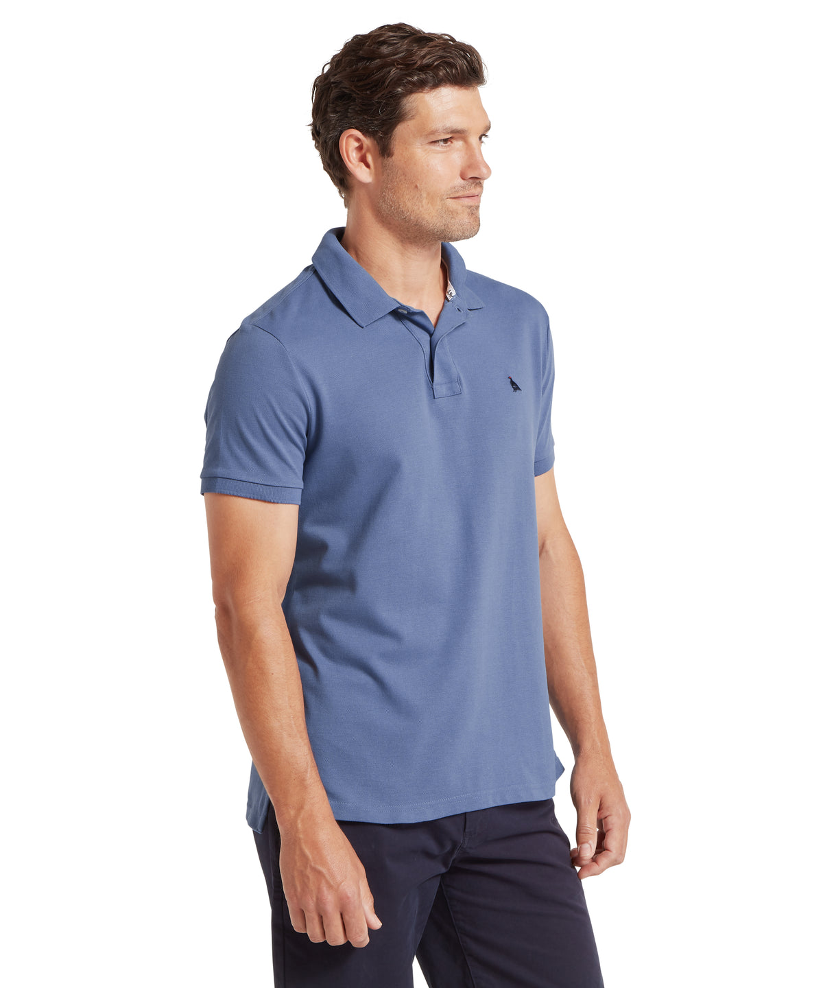 Schöffel St Ives Polo Shirt for men in Purple, small embroidered chest logo