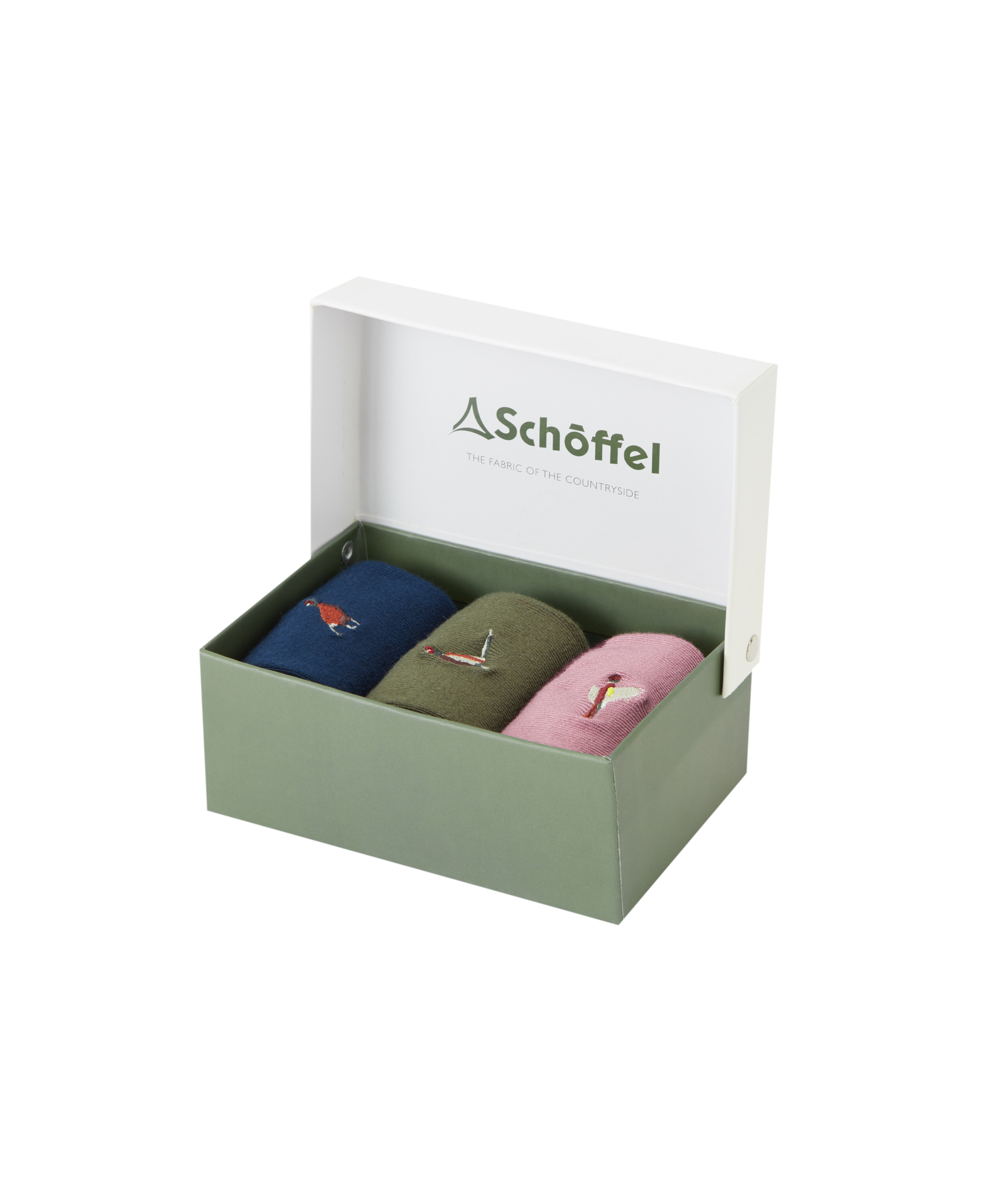 Women's Bamboo Sock (Box Of 3) - Pheasant Mix