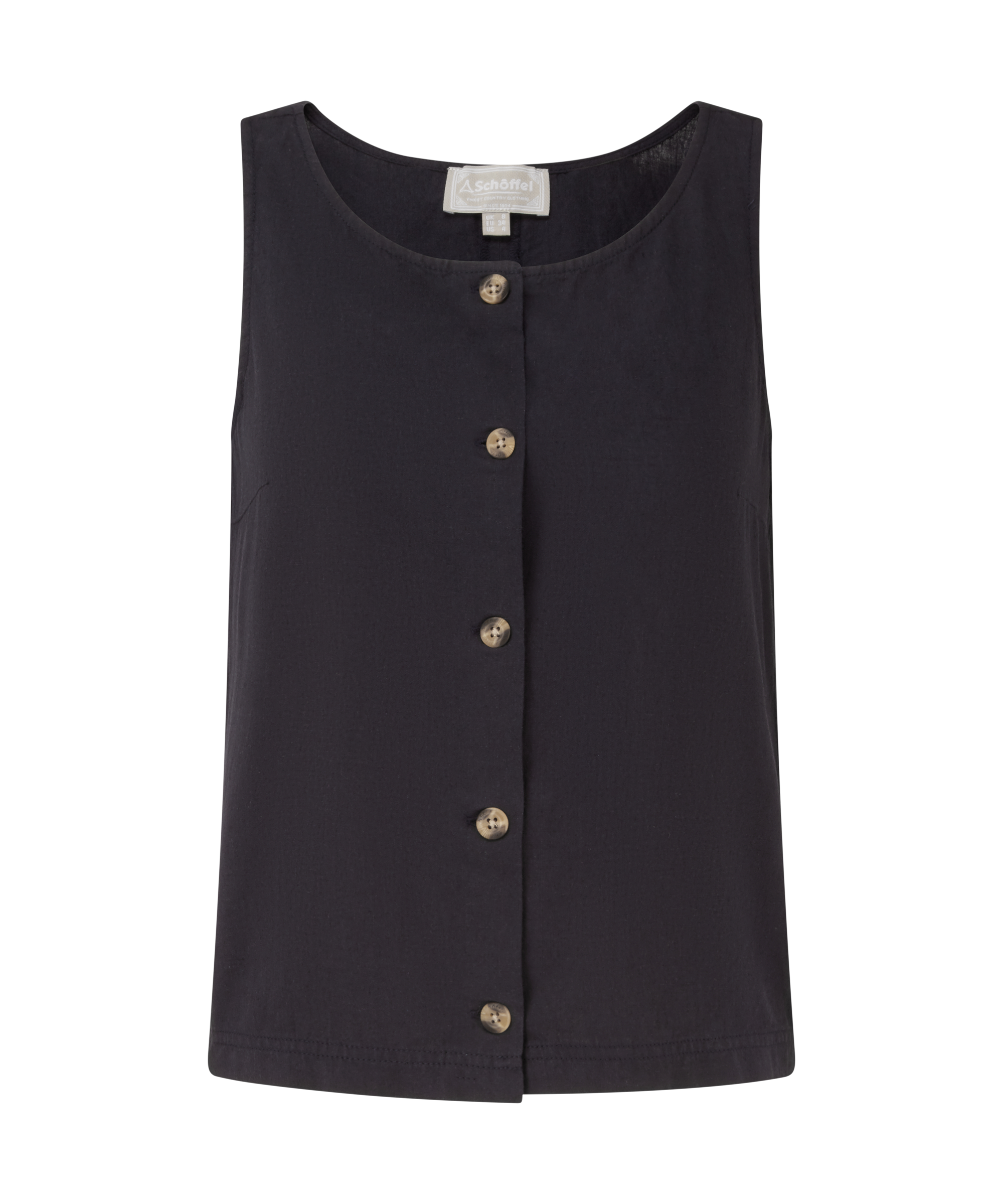 Women's Elsworth Linen Top Blue | Schöffel Country