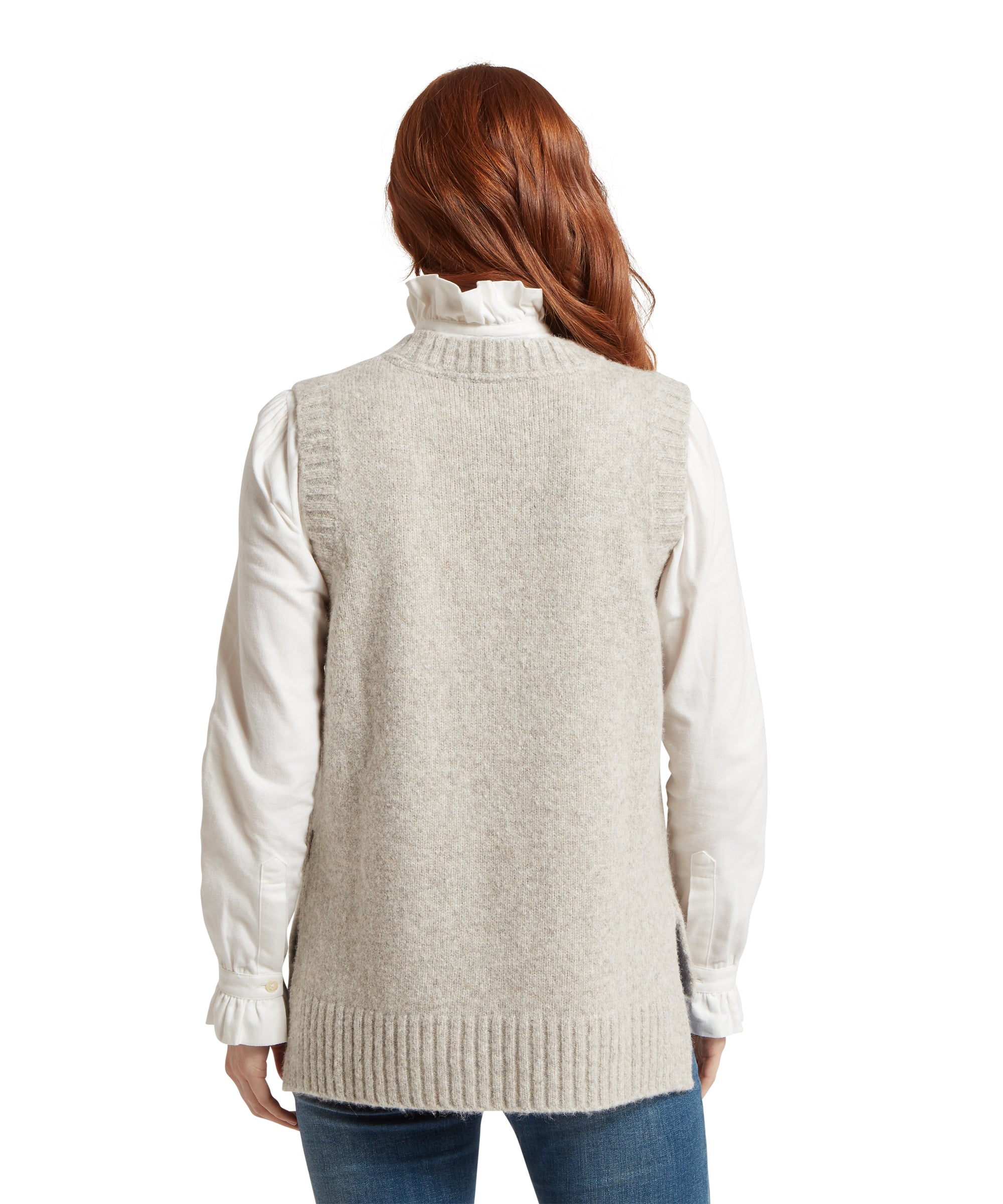 Evie Sleeveless Jumper - Cobblestone