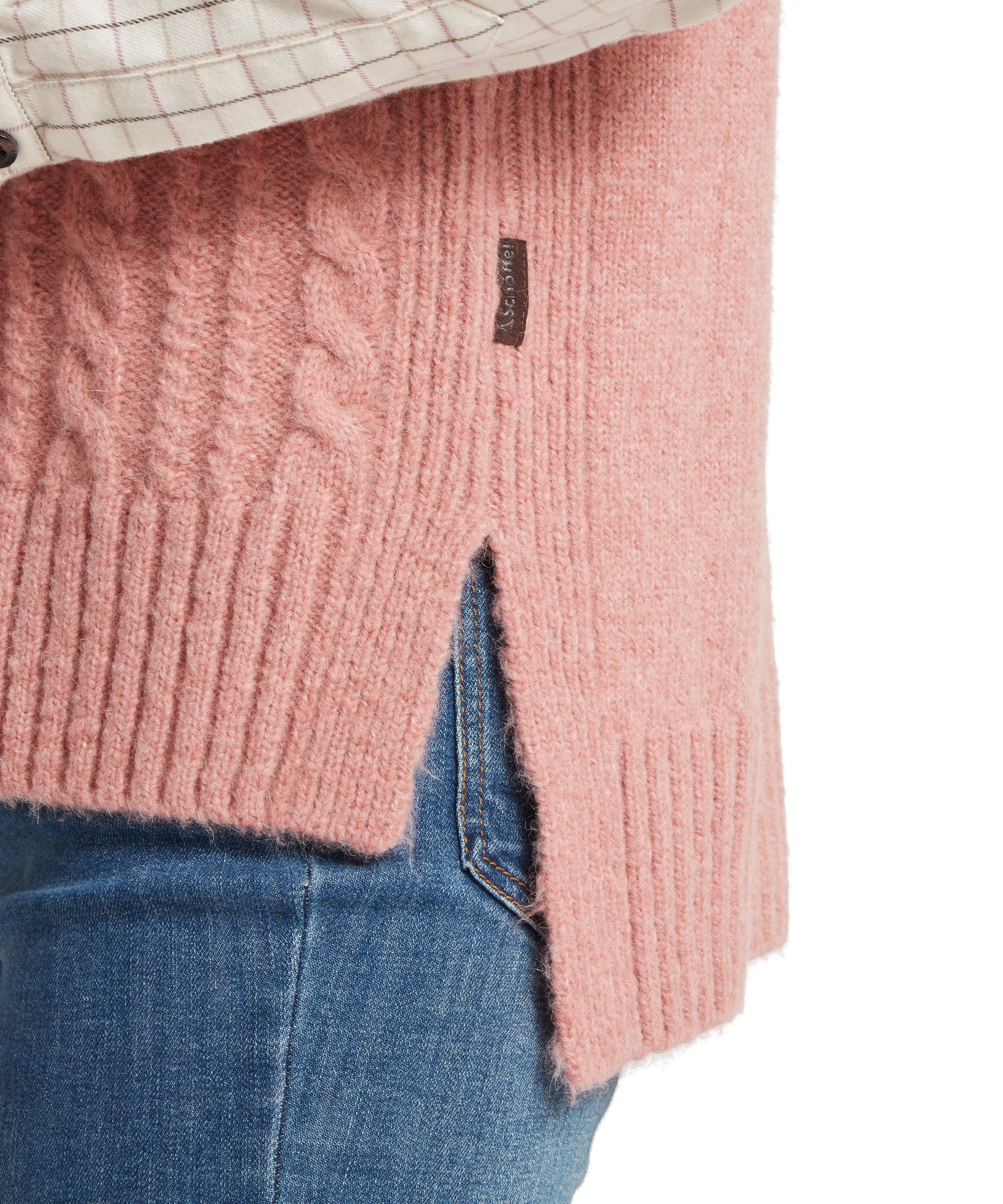 Evie Sleeveless Jumper - Dusky Pink