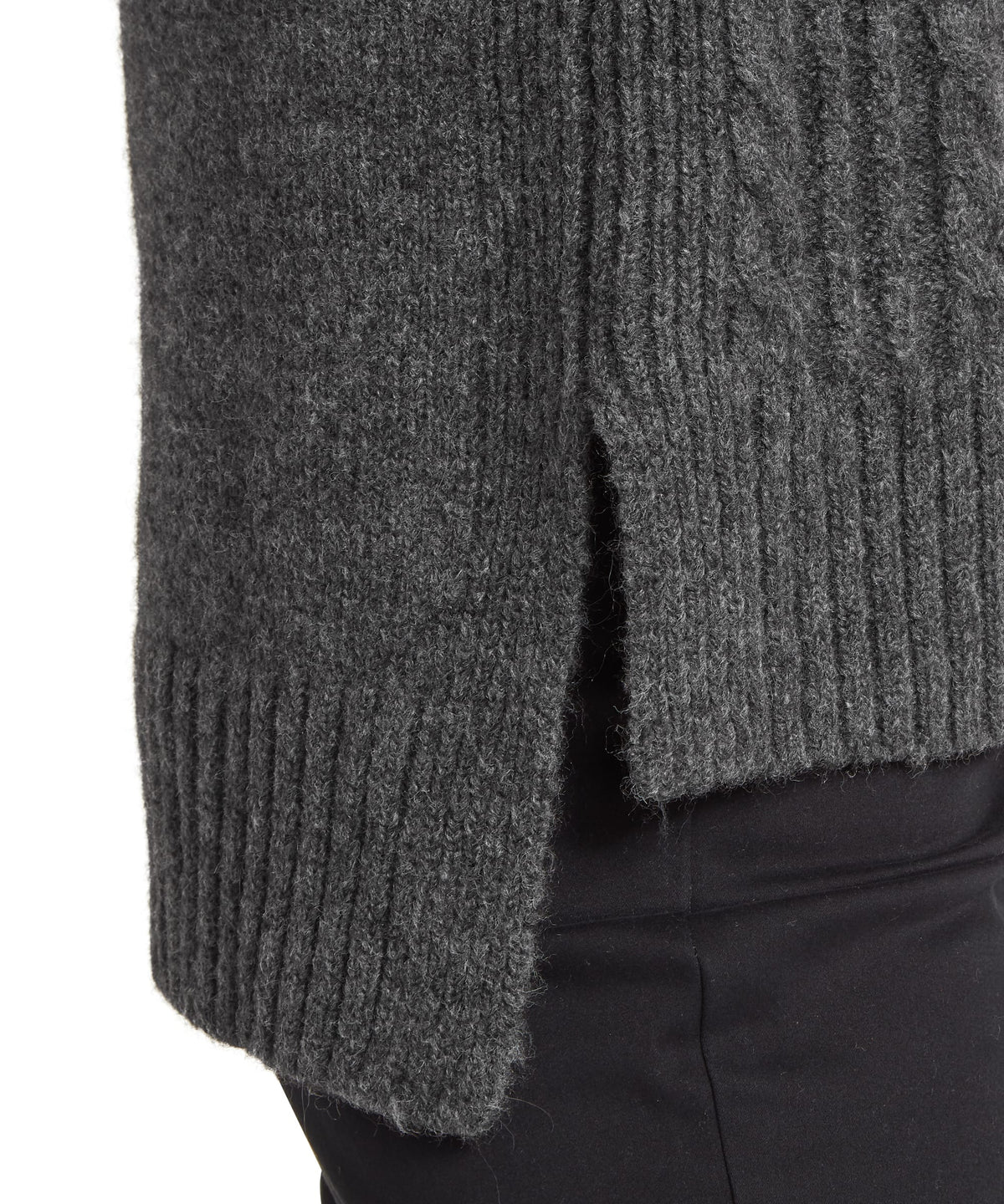Schöffel Evie Sleeveless Jumper for women in Grey, vertical seam detail