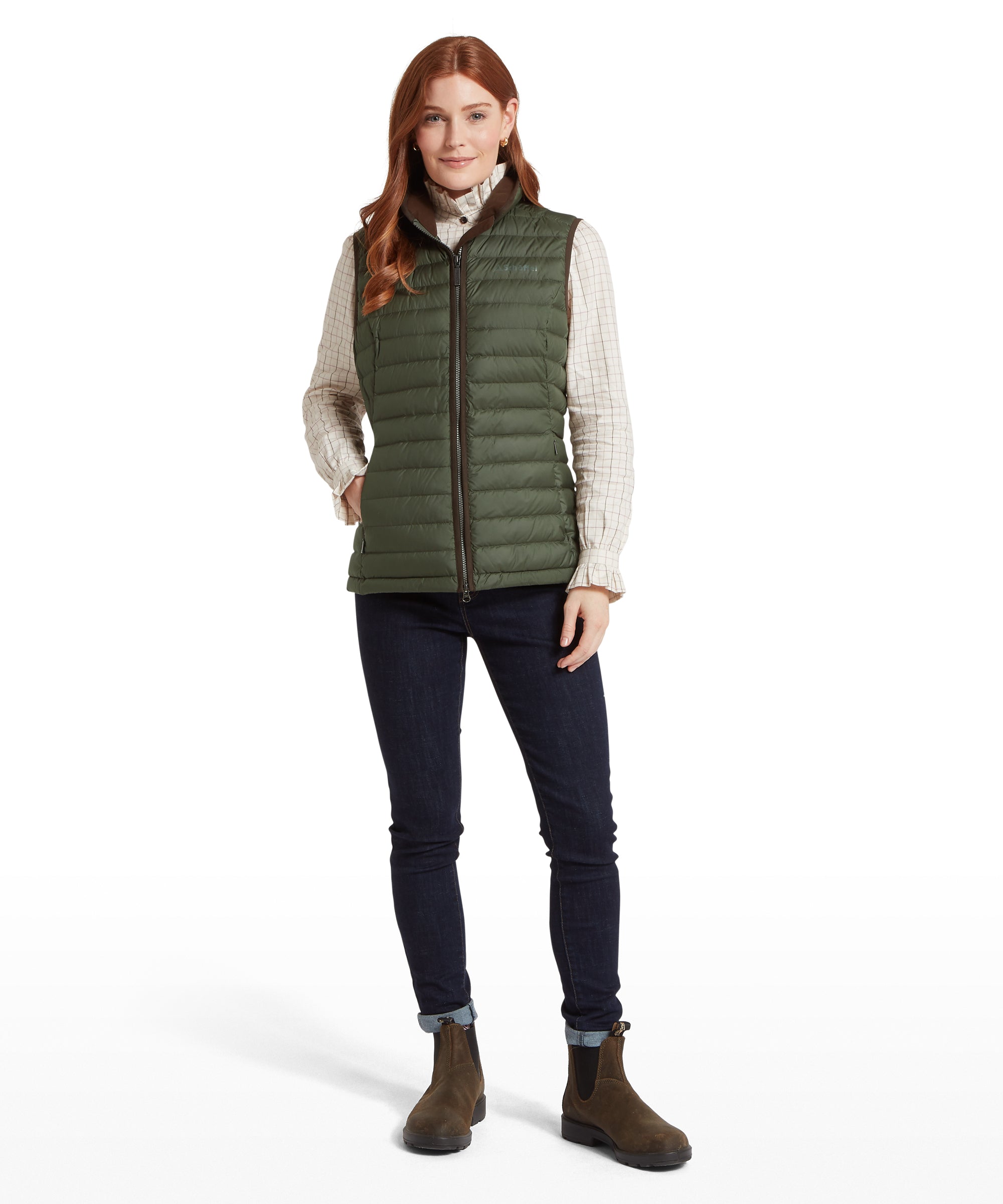 Launde Down Gilet - Woodland