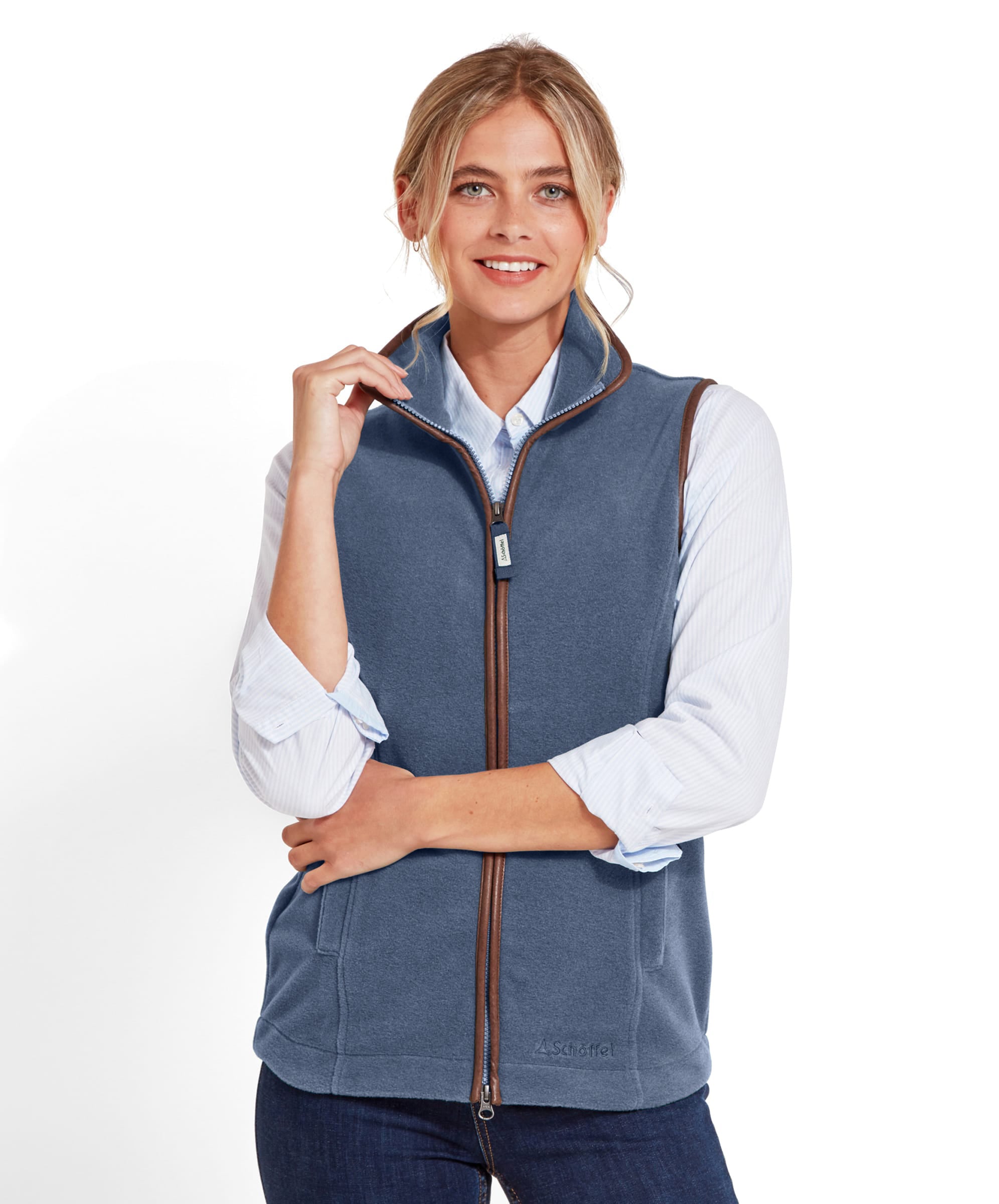 Lyndon Fleece Gilet - Storm Blue