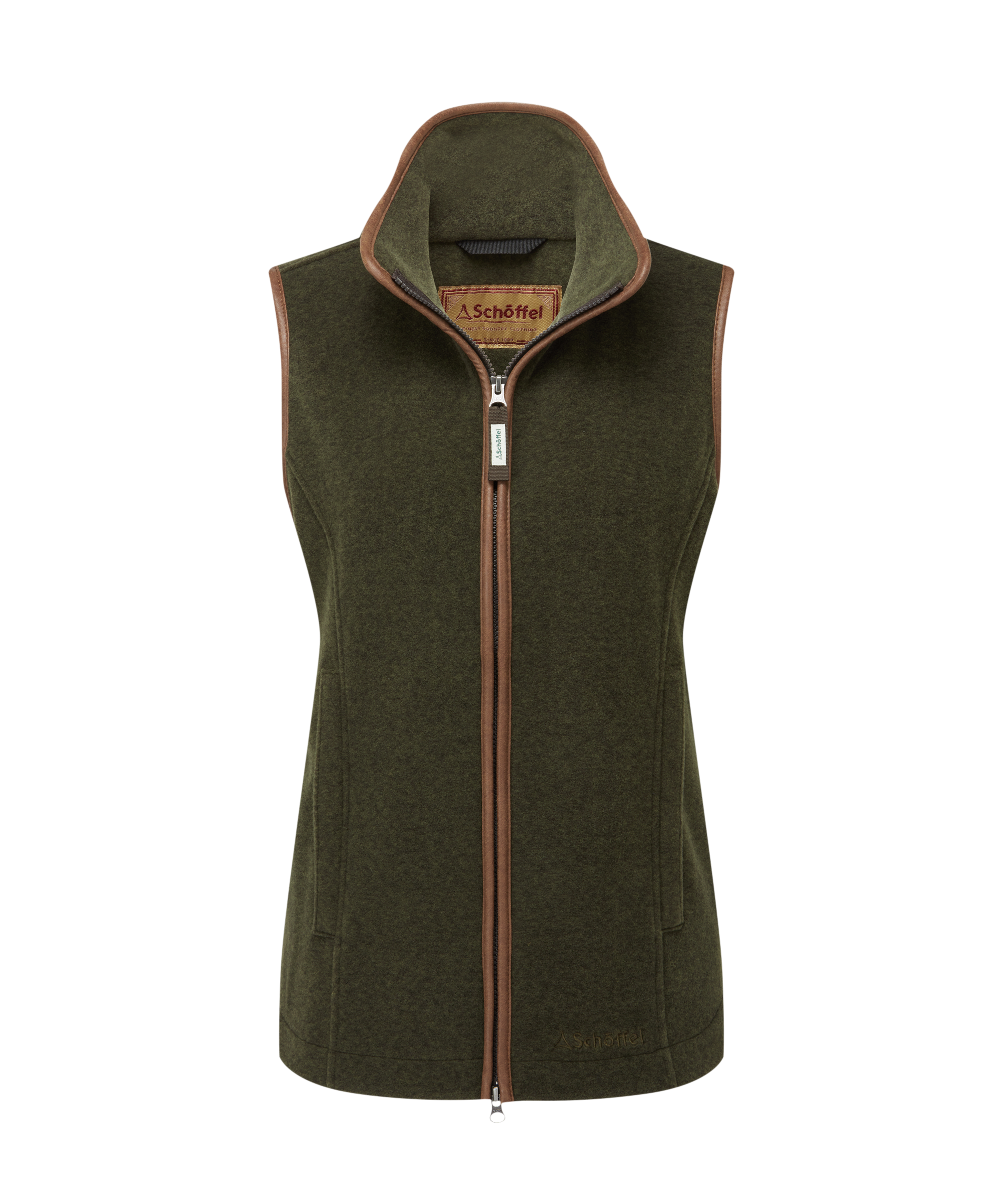 Lyndon Fleece Gilet - Dark Olive