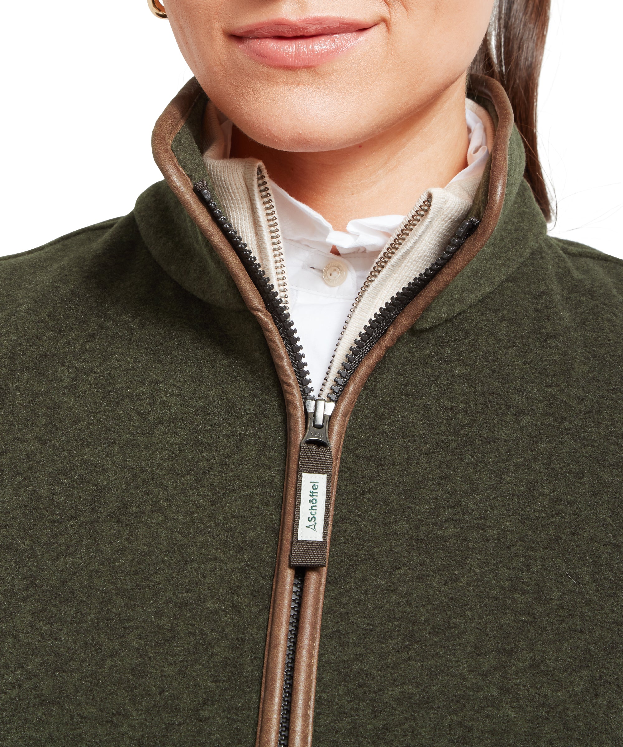 Lyndon Fleece Gilet - Dark Olive