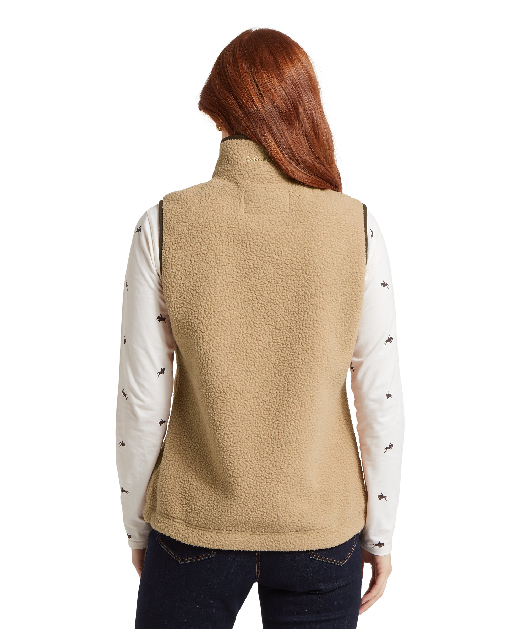 Lyndon Retro Fleece Gilet - Tan