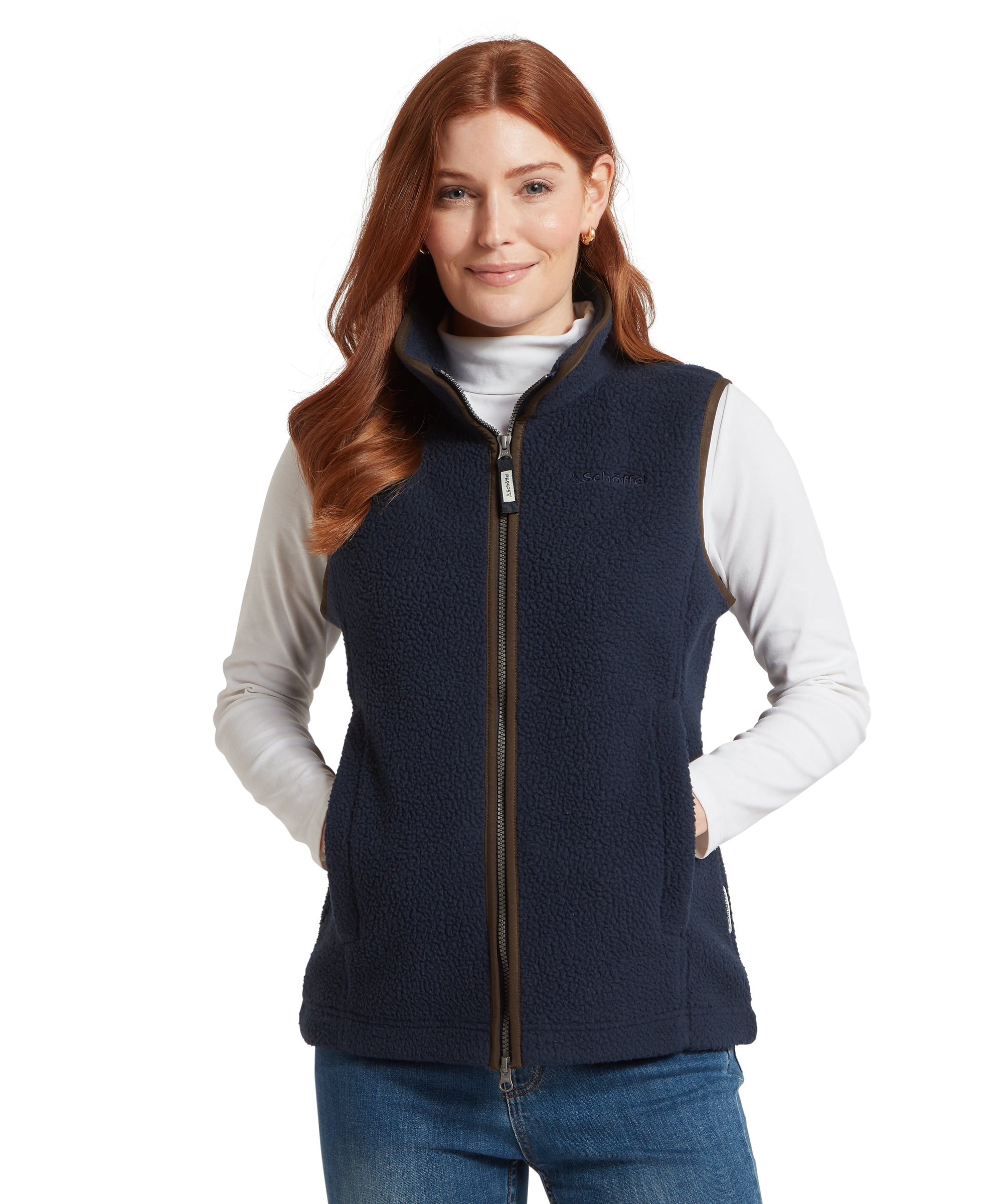 Lyndon Retro Fleece Gilet - True Navy