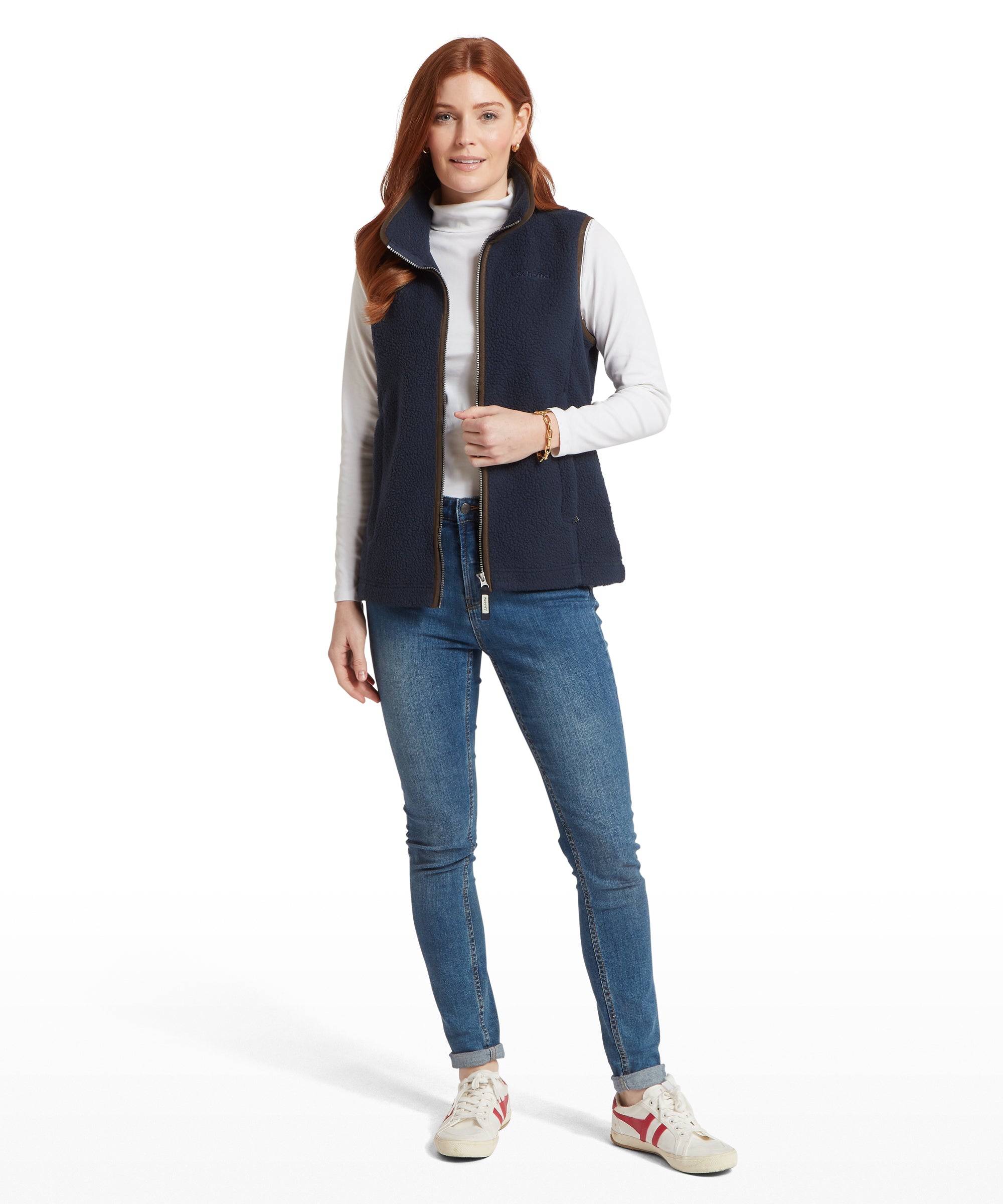 Lyndon Retro Fleece Gilet - True Navy