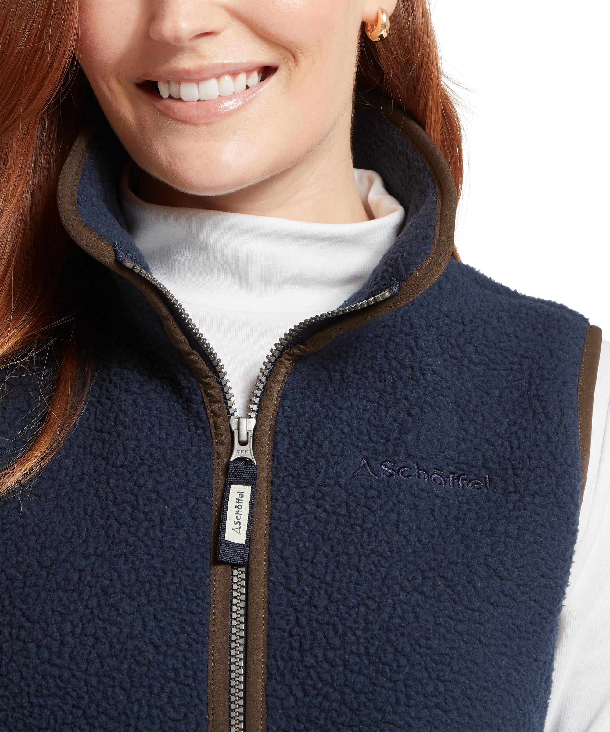 Lyndon Retro Fleece Gilet - True Navy