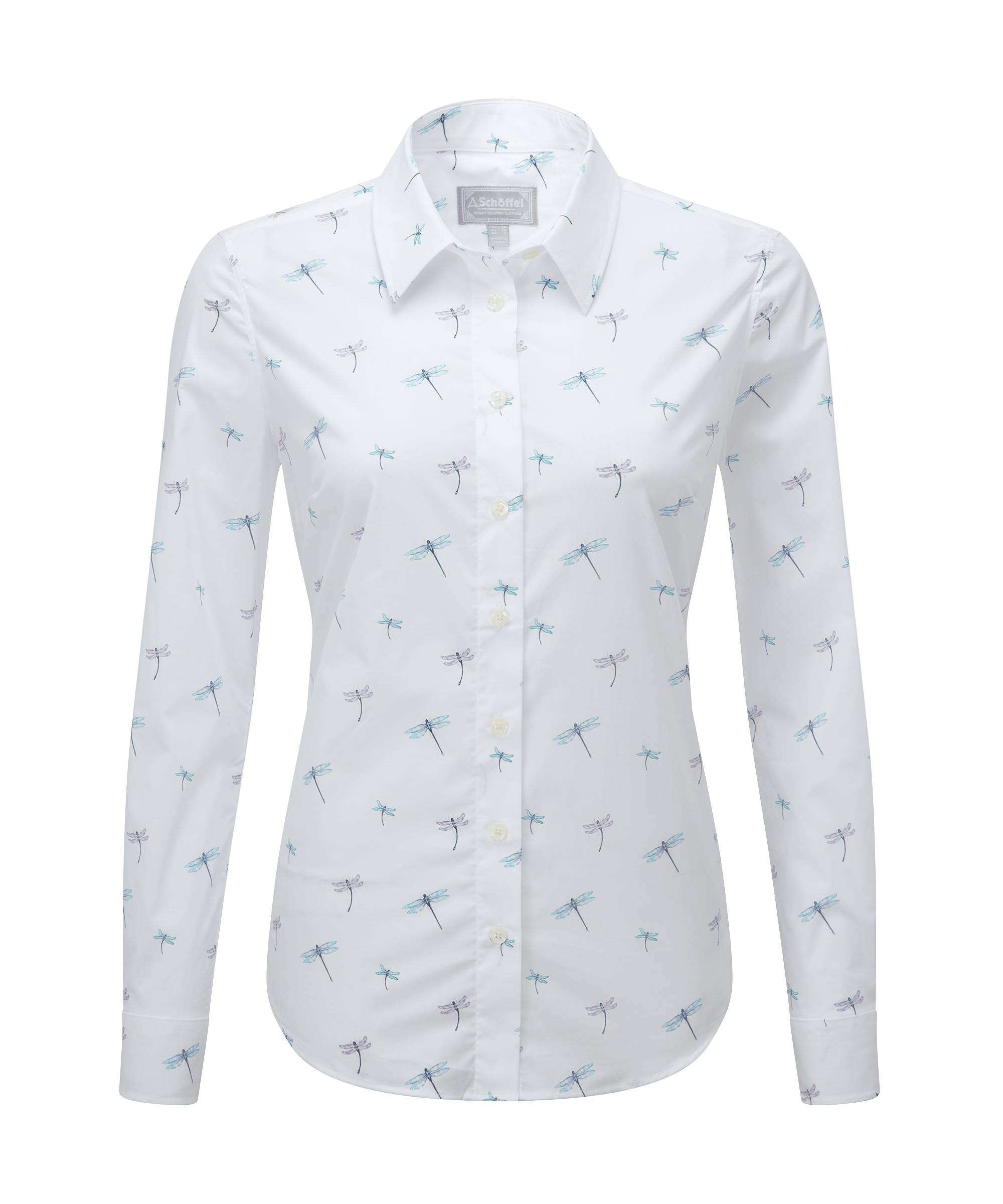 Schöffel Norfolk Shirt for Womens in Green White