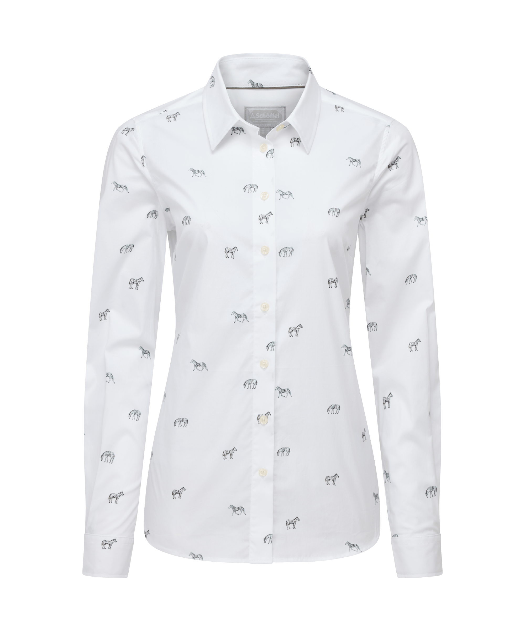 Schöffel Norfolk Shirt for Womens in White Black