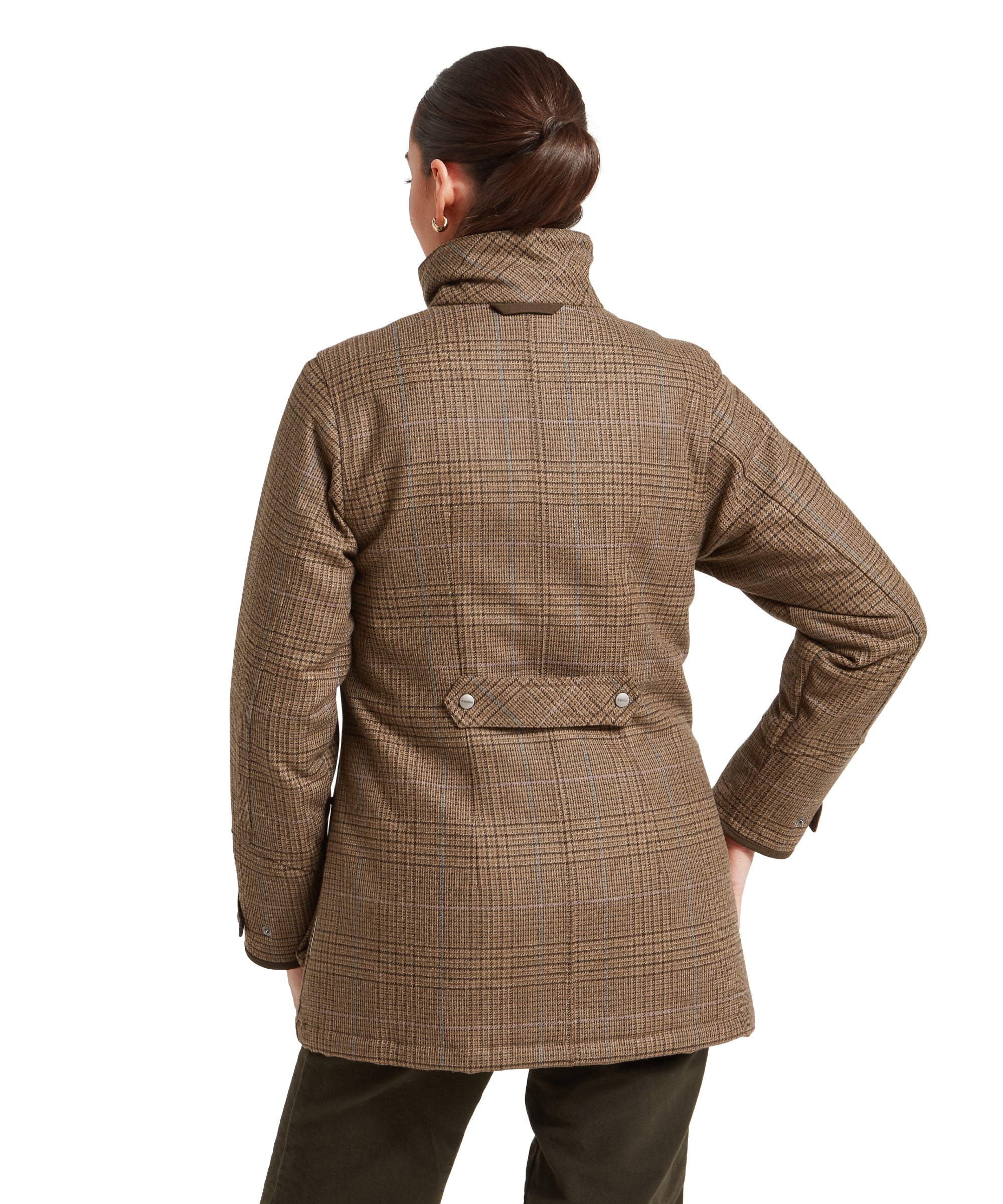 Women's Ptarmigan Tweed Coat - Teviot Tweed