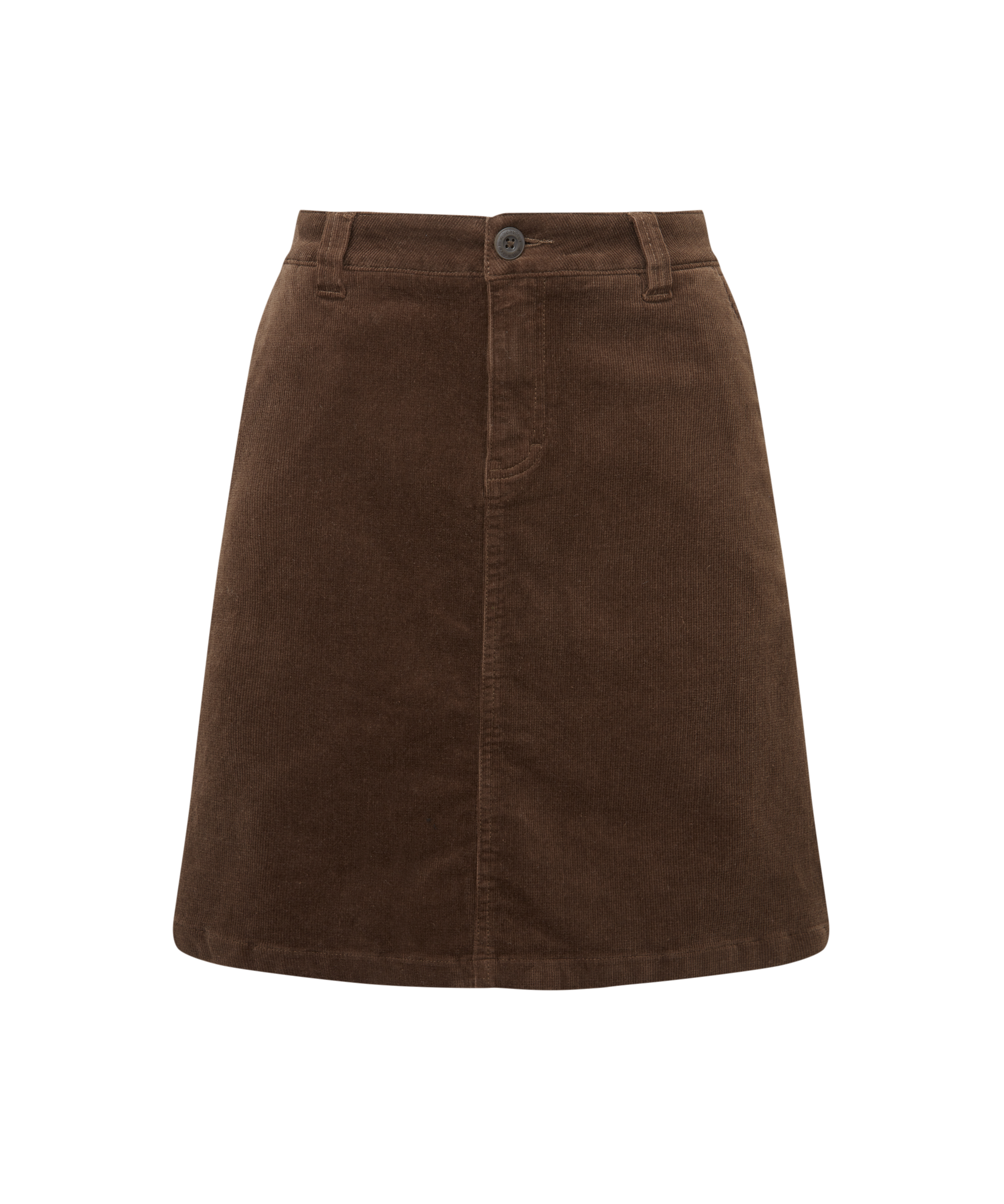 Sage Cord Skirt - Chocolate