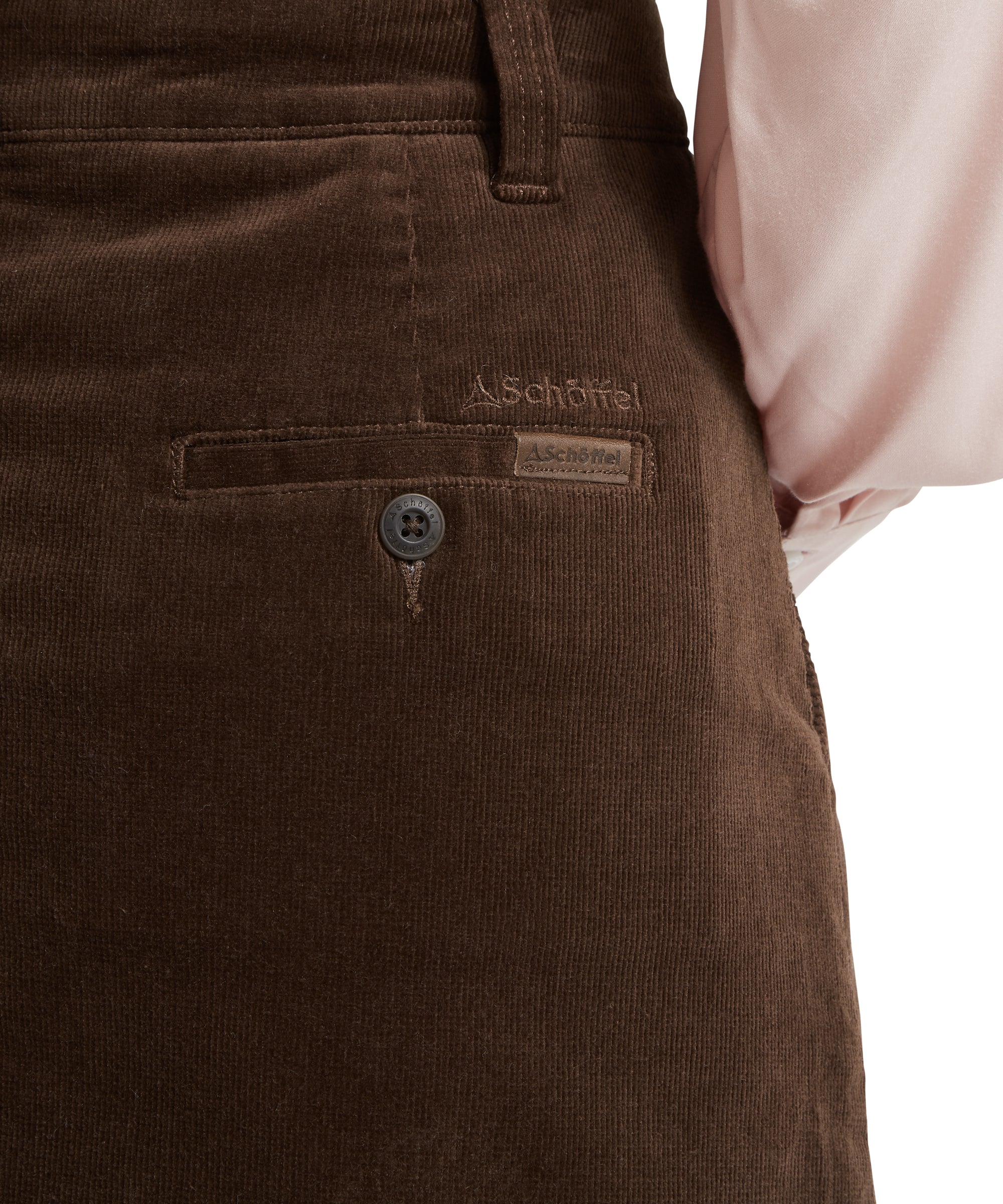 Sage Cord Skirt - Chocolate