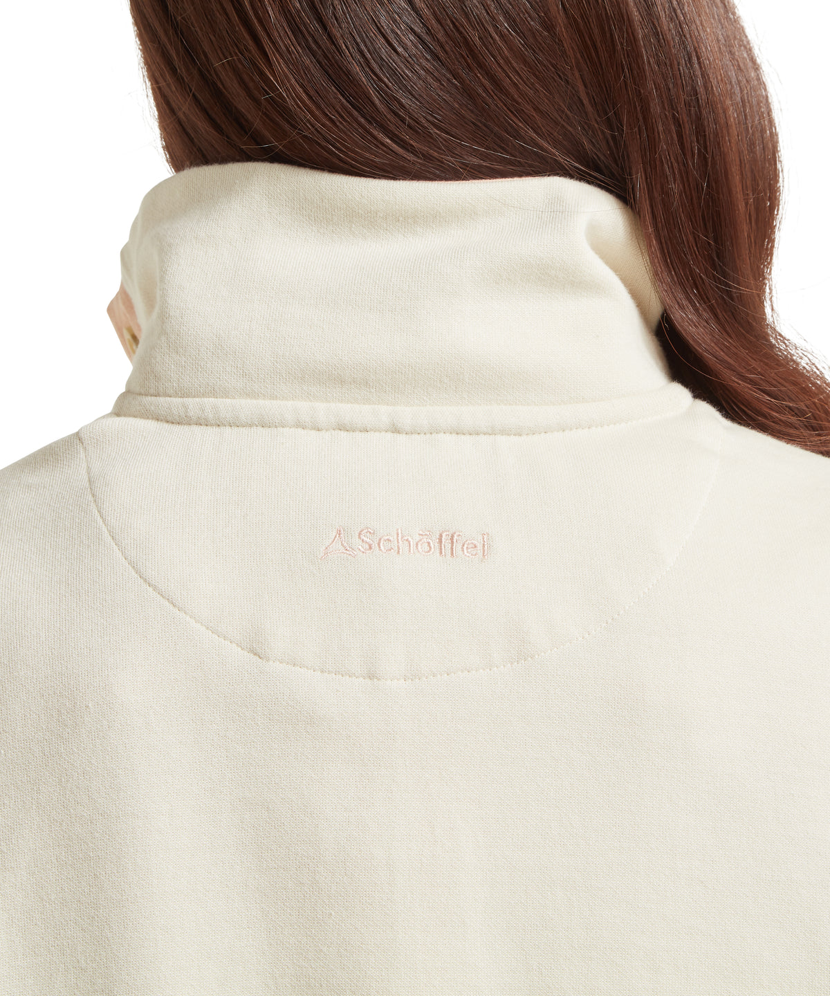 Schöffel Sandown Sweatshirt for women in Orange, coral peach stripe