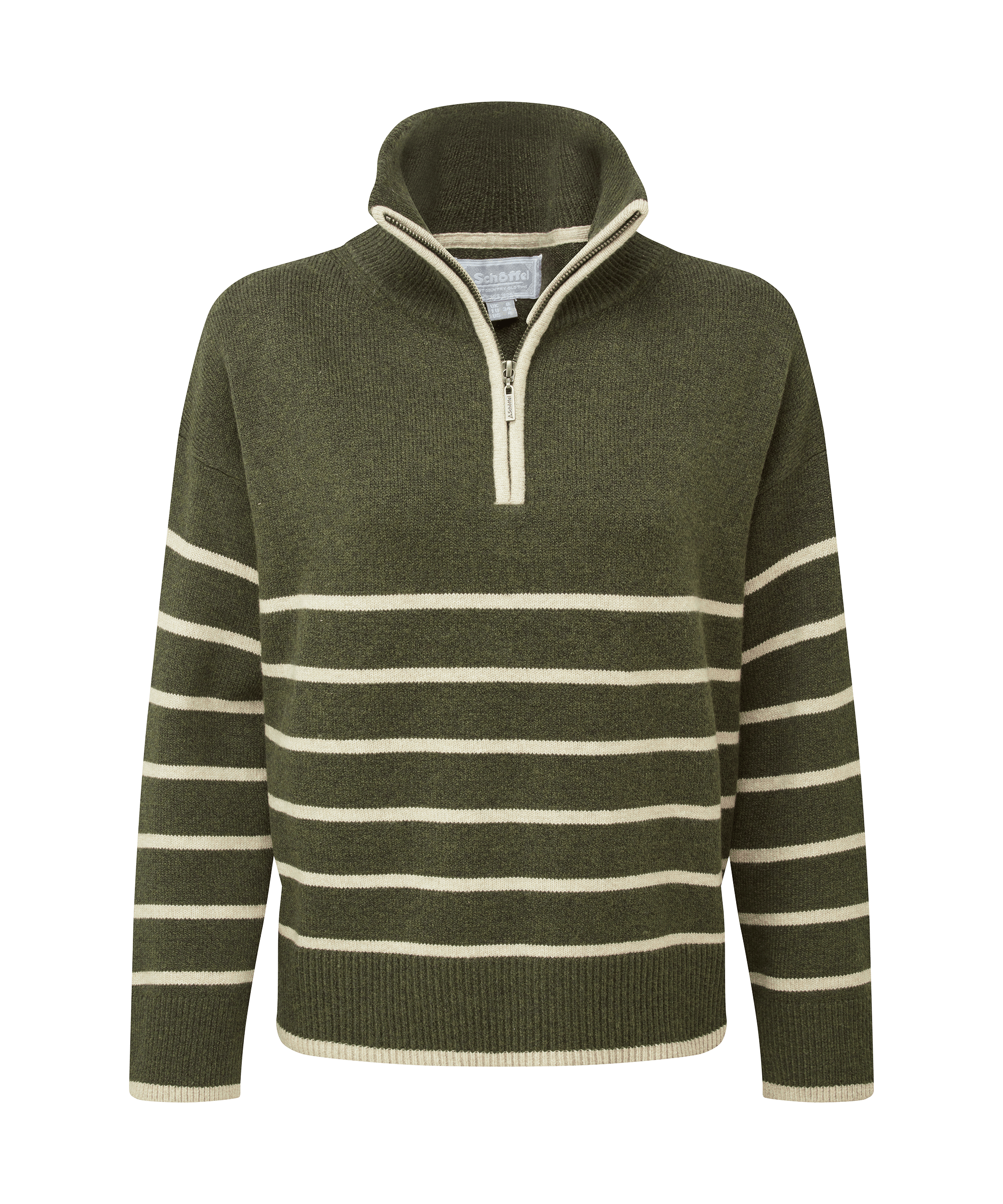 Schöffel Sandsend for women, cutout image, hem half zip sweater
