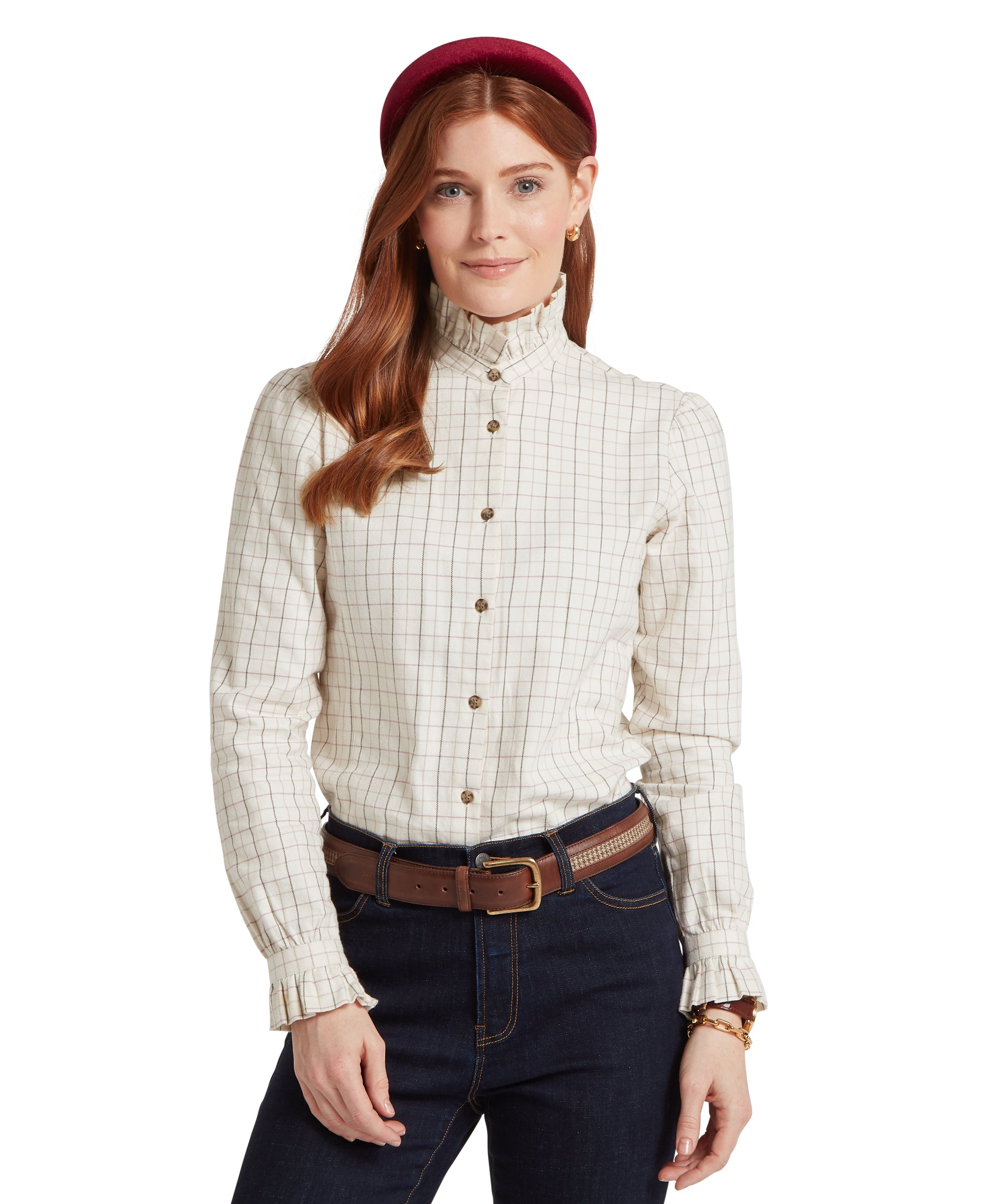 Sheringham Shirt - Cobblestone Tattersall
