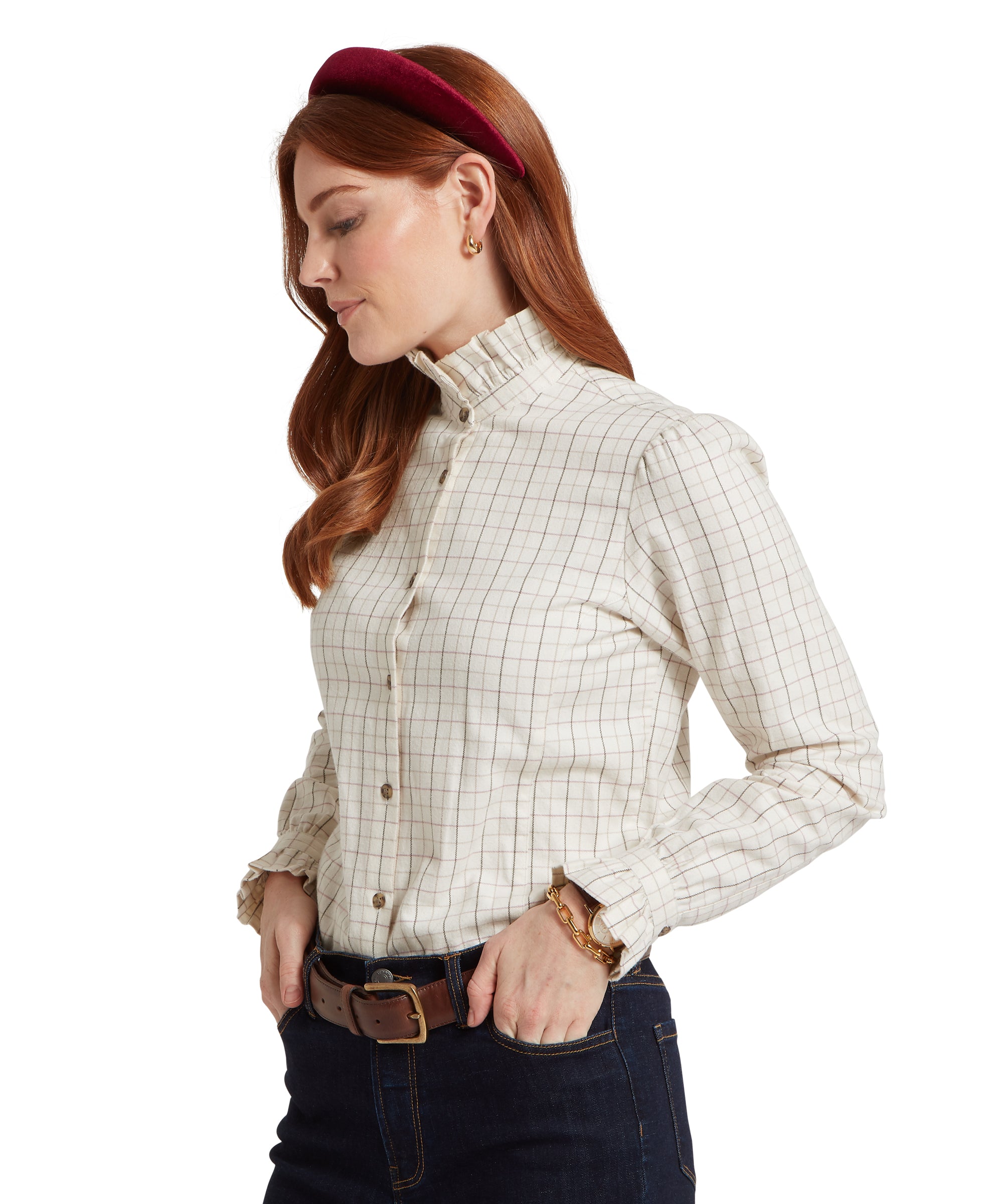 Sheringham Shirt - Cobblestone Tattersall