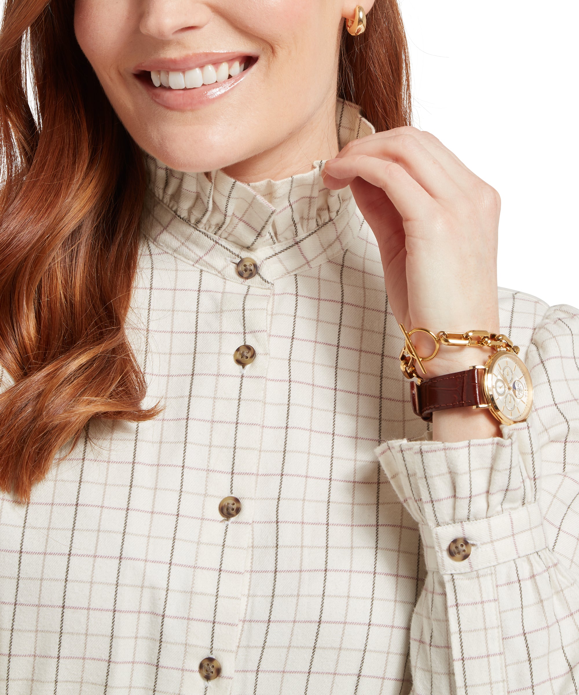 Sheringham Shirt - Cobblestone Tattersall