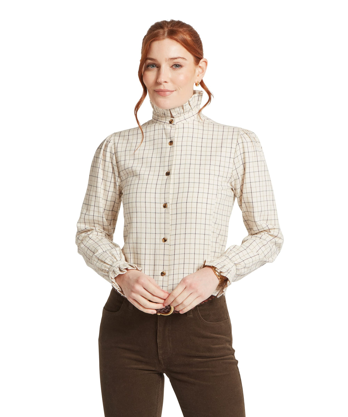 Sheringham Shirt for women in Red, from Schöffel, button-up front