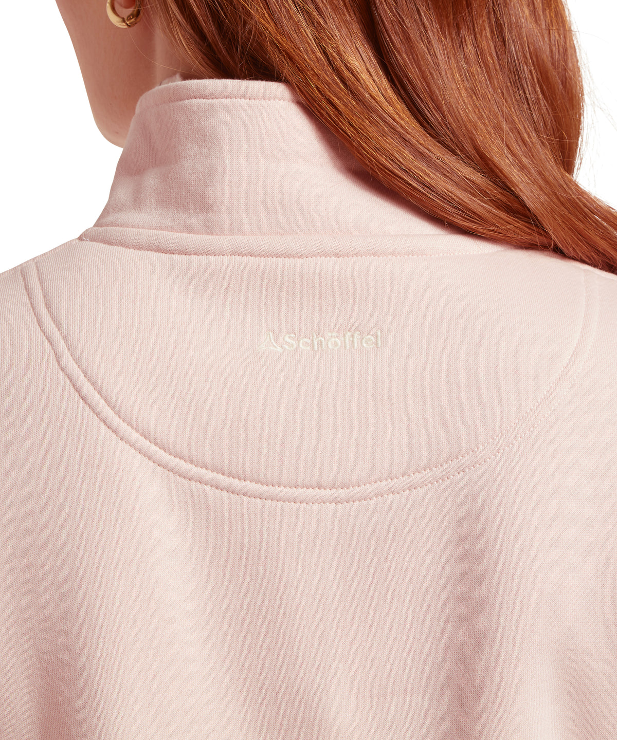 Schöffel St Agnes Sweatshirt for women in Purple, embroidered logo on the back