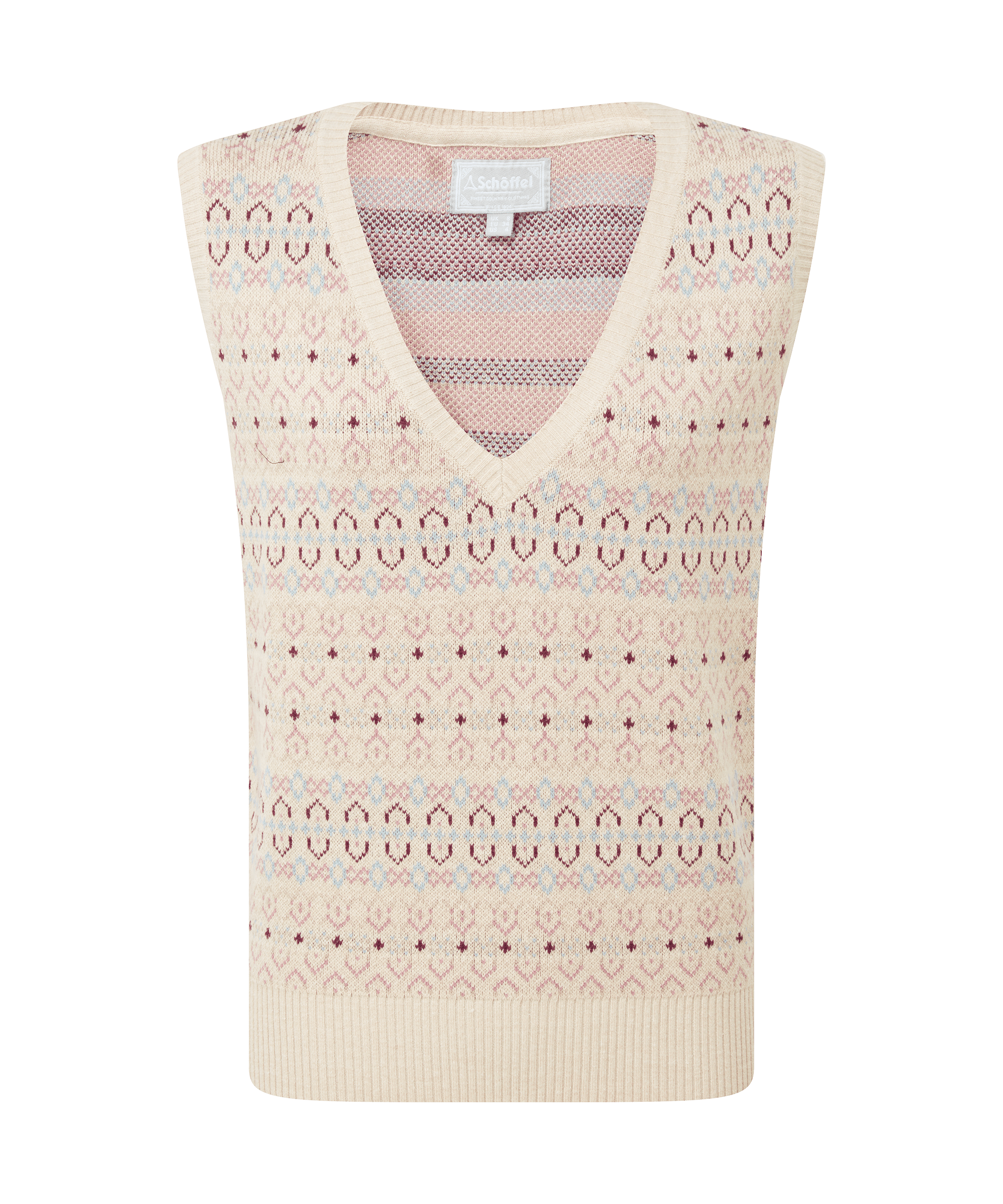 Womens Tresness Fairisle Vest Cream | Schöffel Country