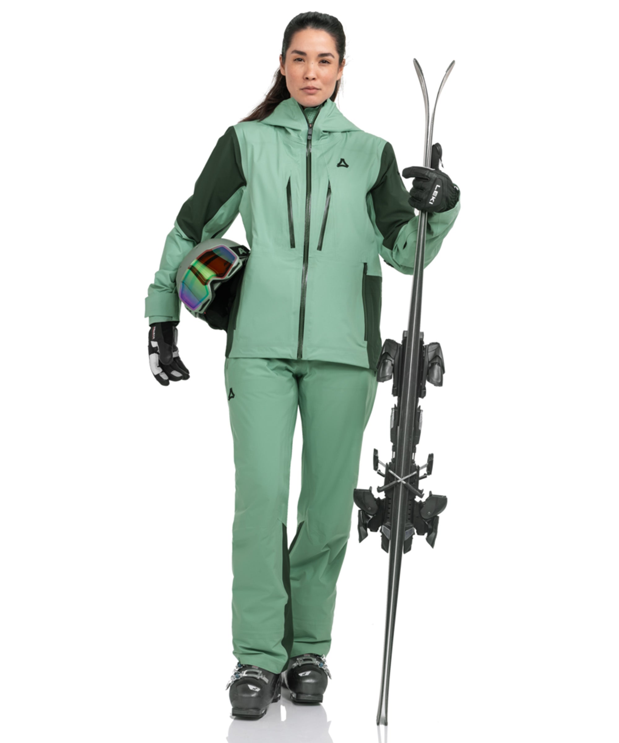 Women's Lufeld Shell Ski Jacket Green | Schöffel Country