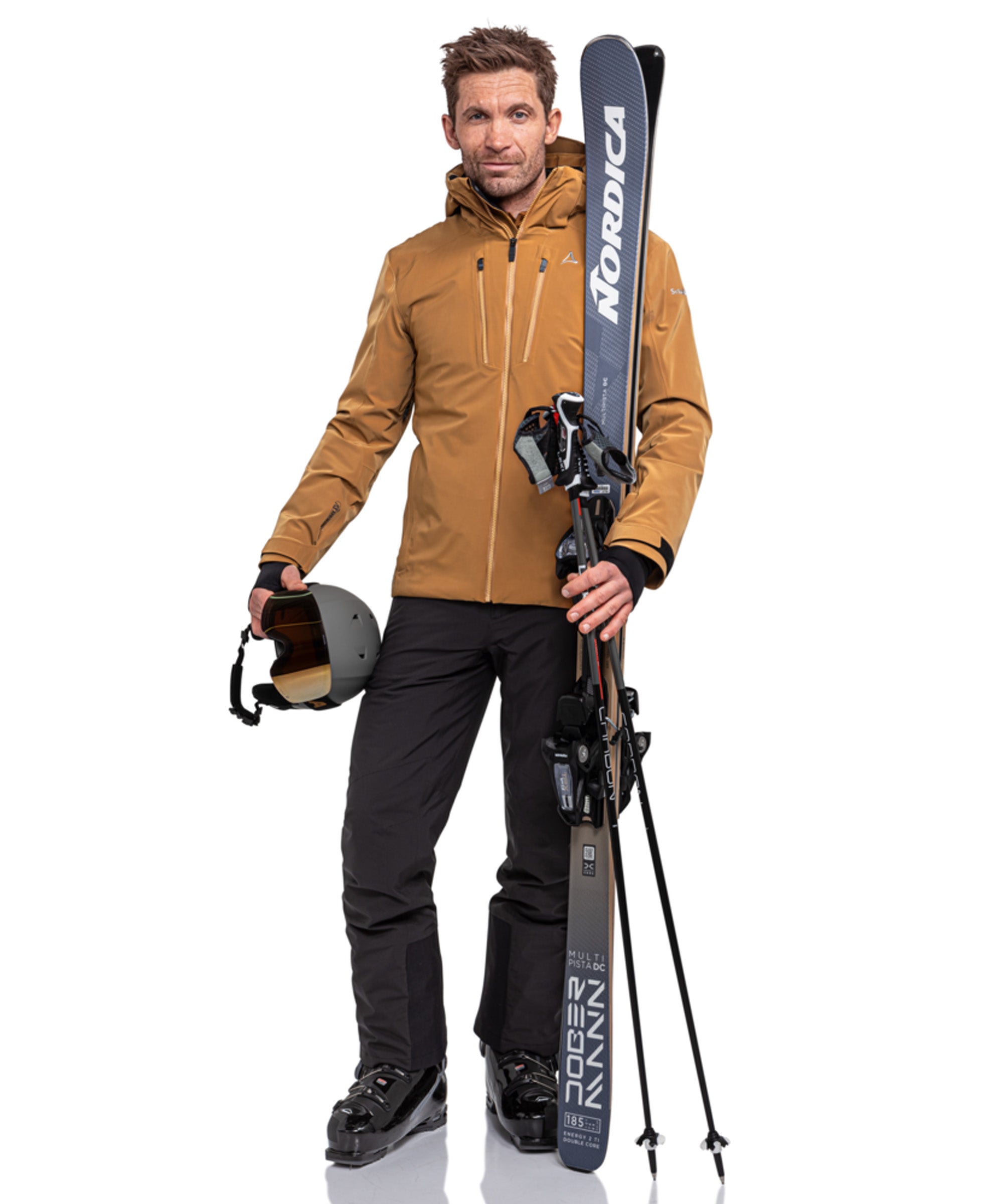Men's Verbier Ski Jacket - Caramel