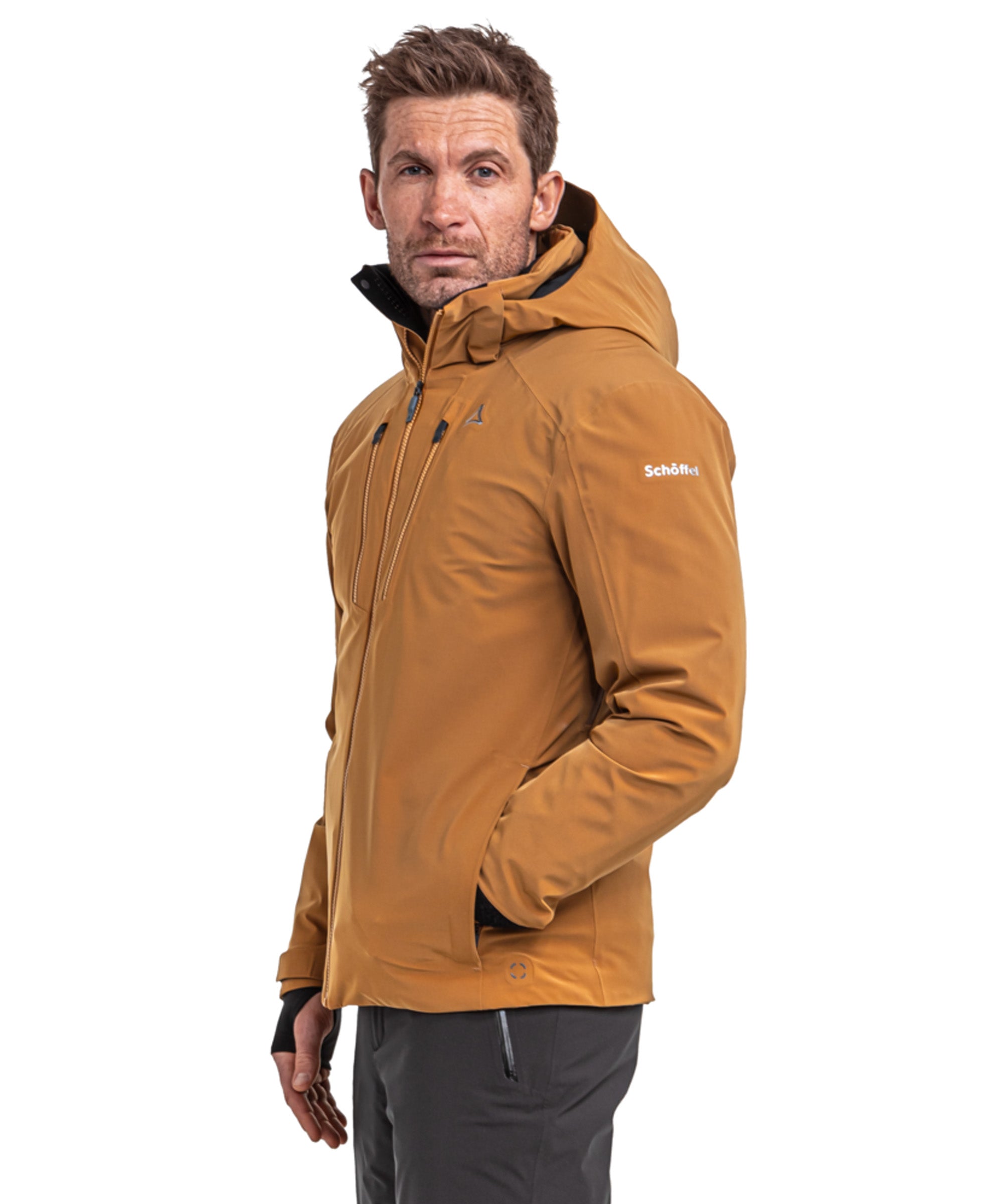 Men's Verbier Ski Jacket - Caramel