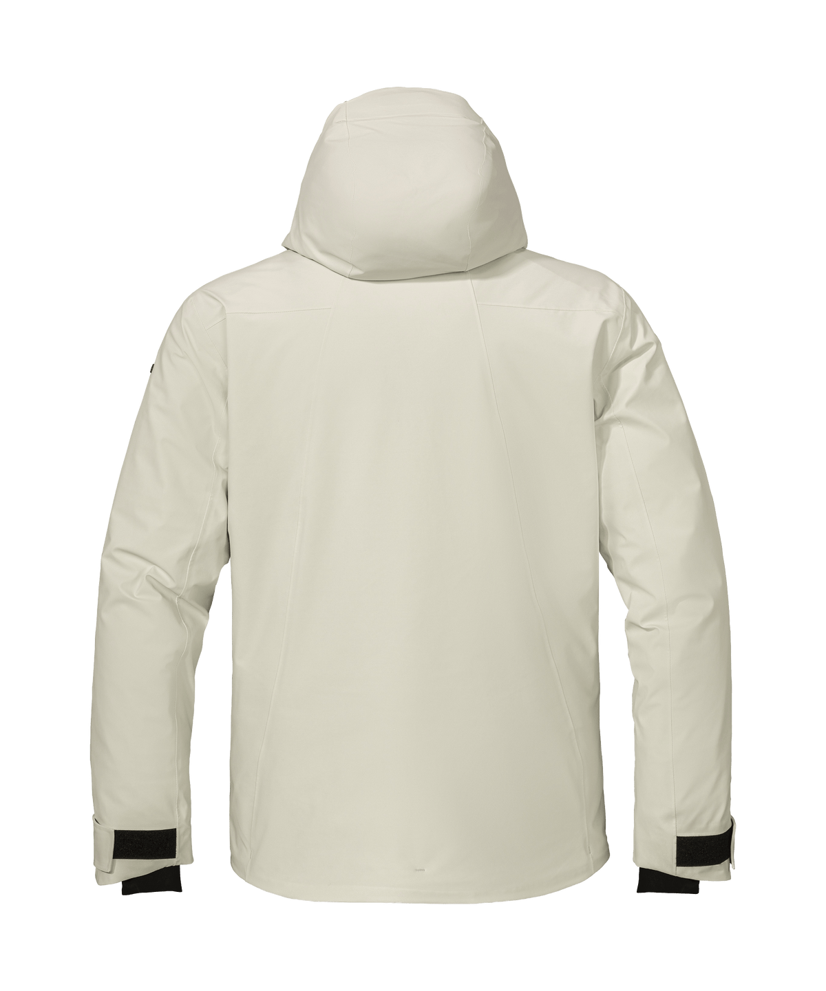 Men’s Lumineo Jacket Nordic cream waterproof jacket with black trim on cuffs and hood