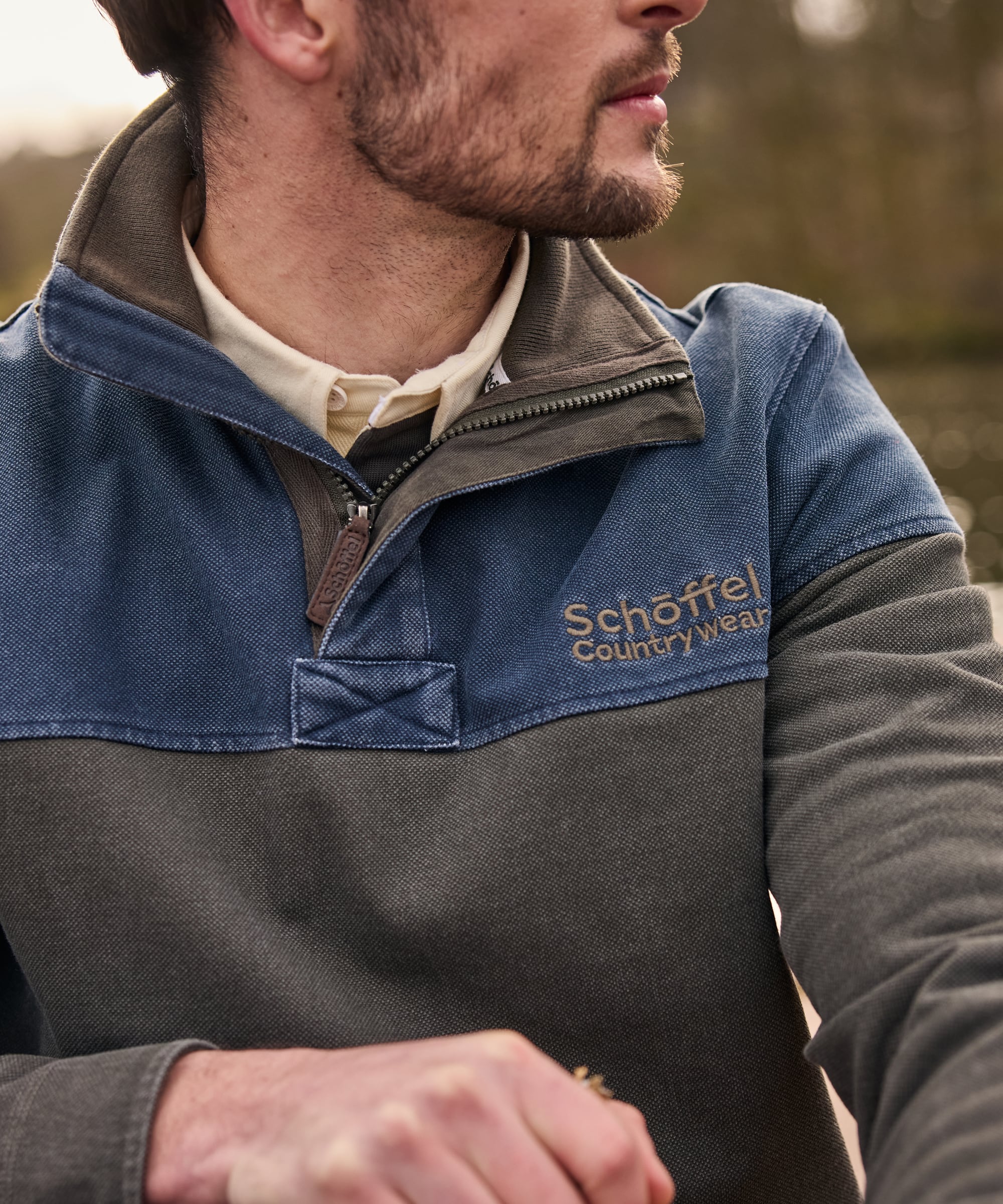 Helford Heritage Sweatshirt - Peat Green