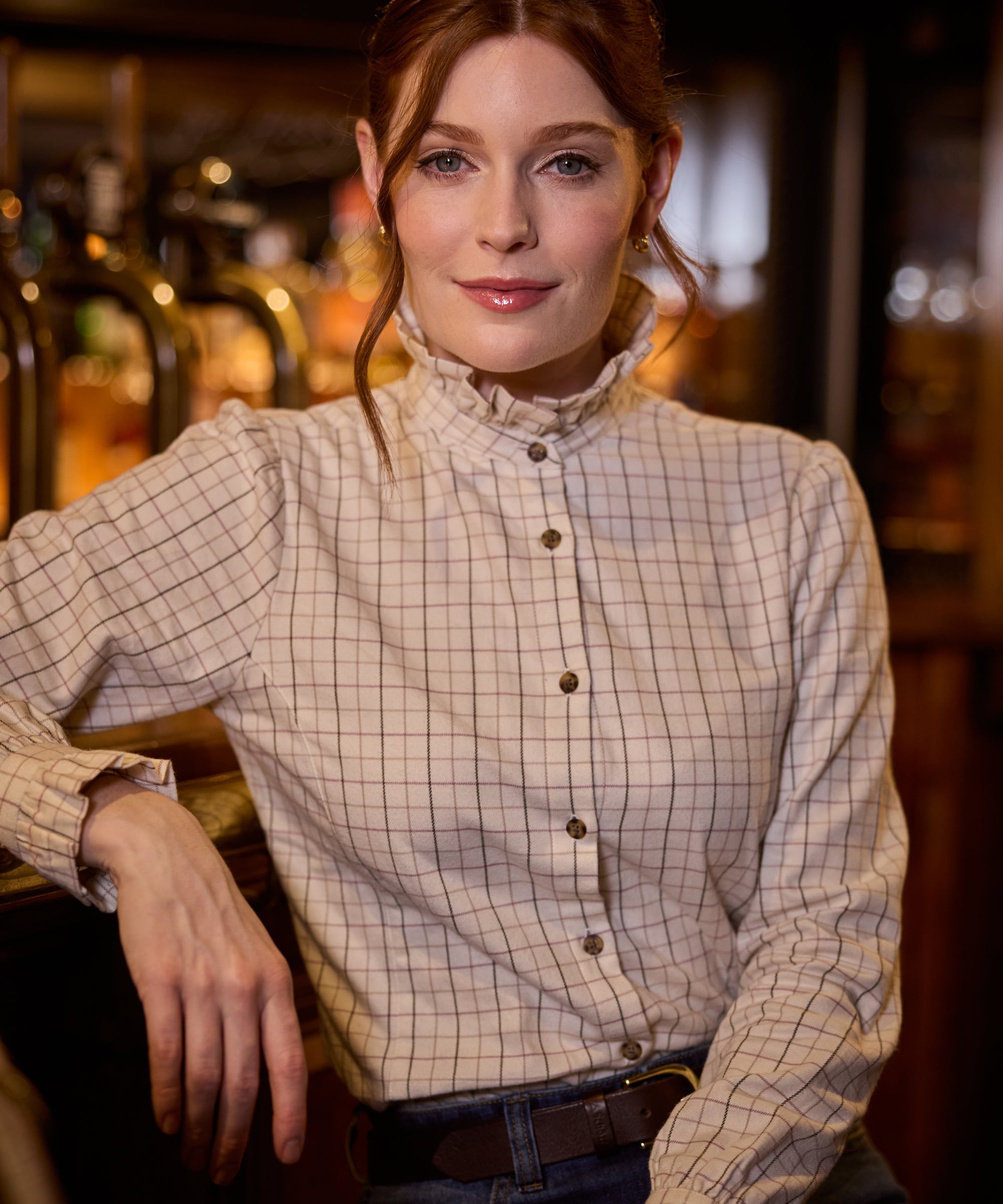 Sheringham Shirt - Cobblestone Tattersall
